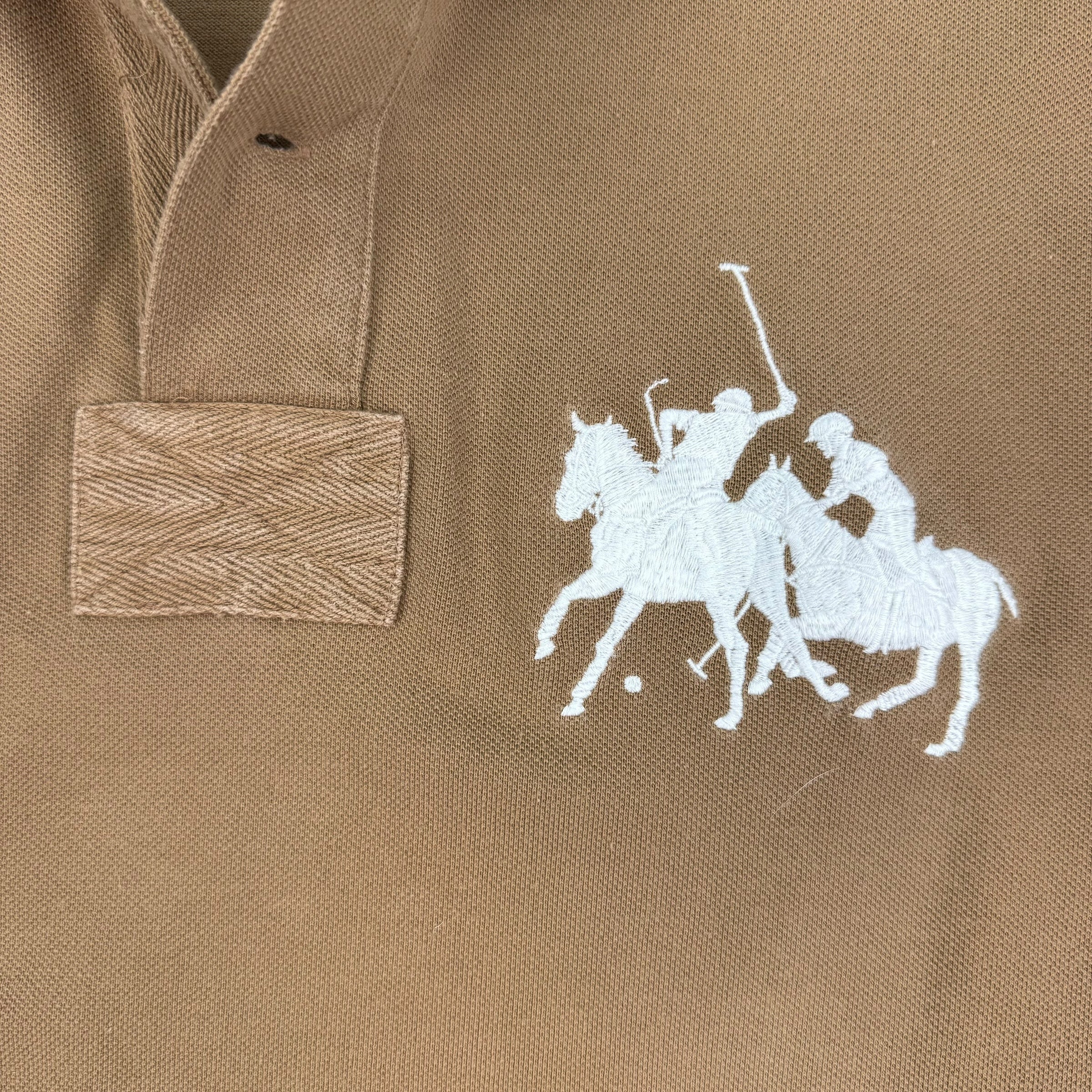 Ralph Lauren 2000's embroidered big pony polo shirt (L)