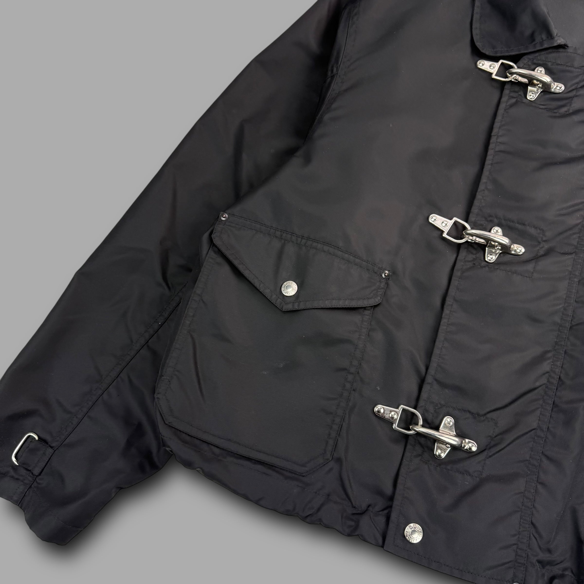 Polo sport 1990's technical nylon fireman clasp jacket (M