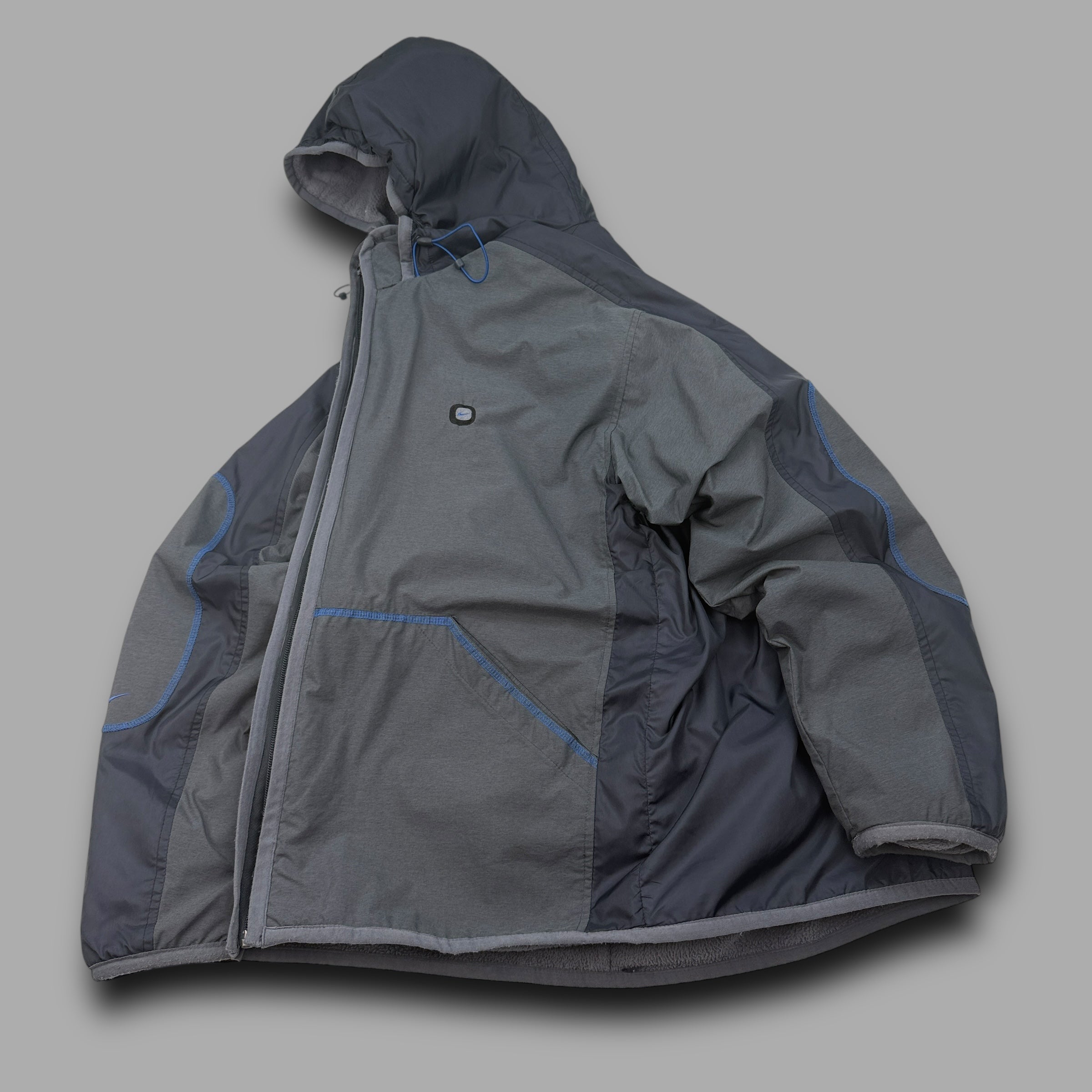 Nike presto 2000's technical panelled fleece lined jacket (S)