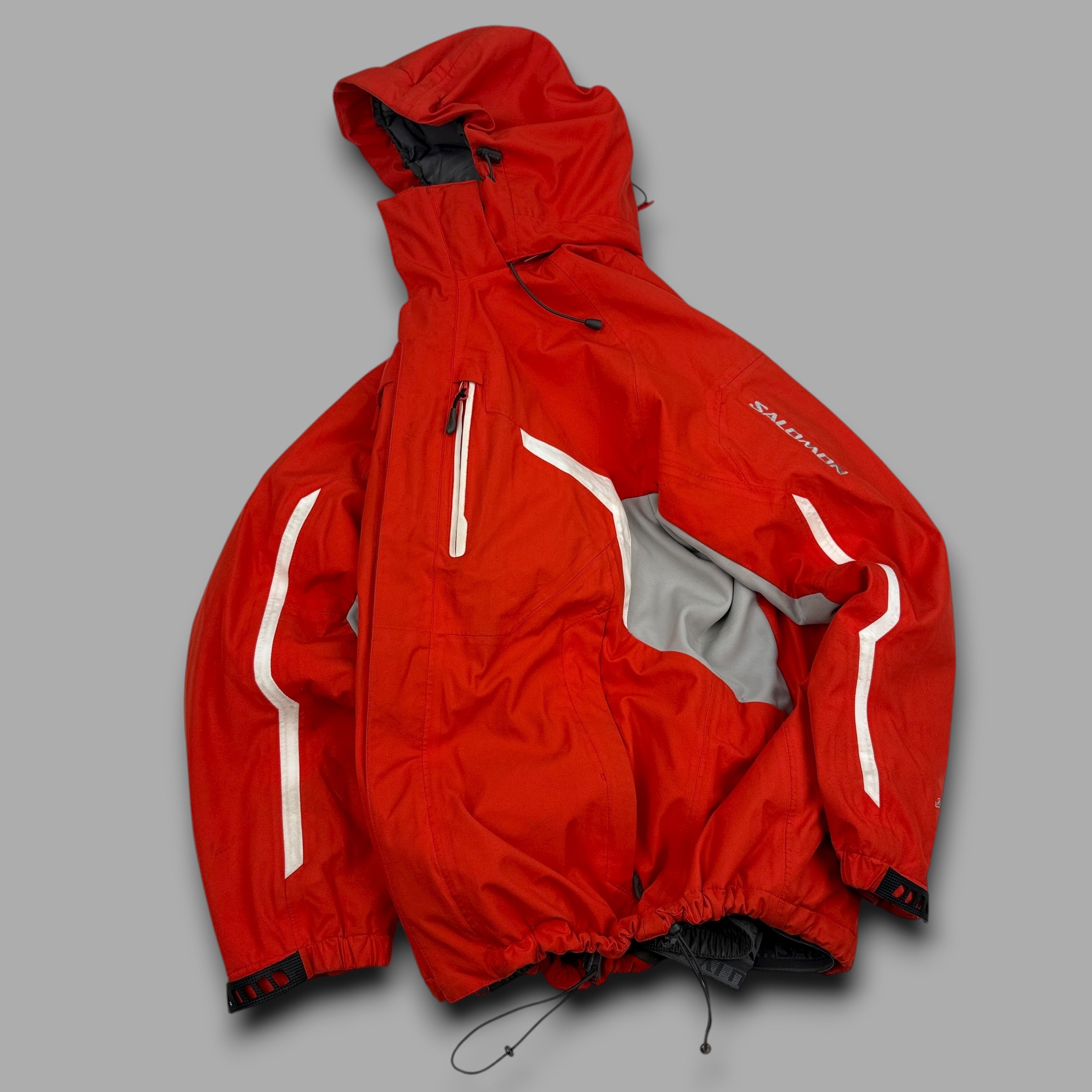 Salomon 2007 technical multi-pocket recco clima-pro storm ski jacket (M)