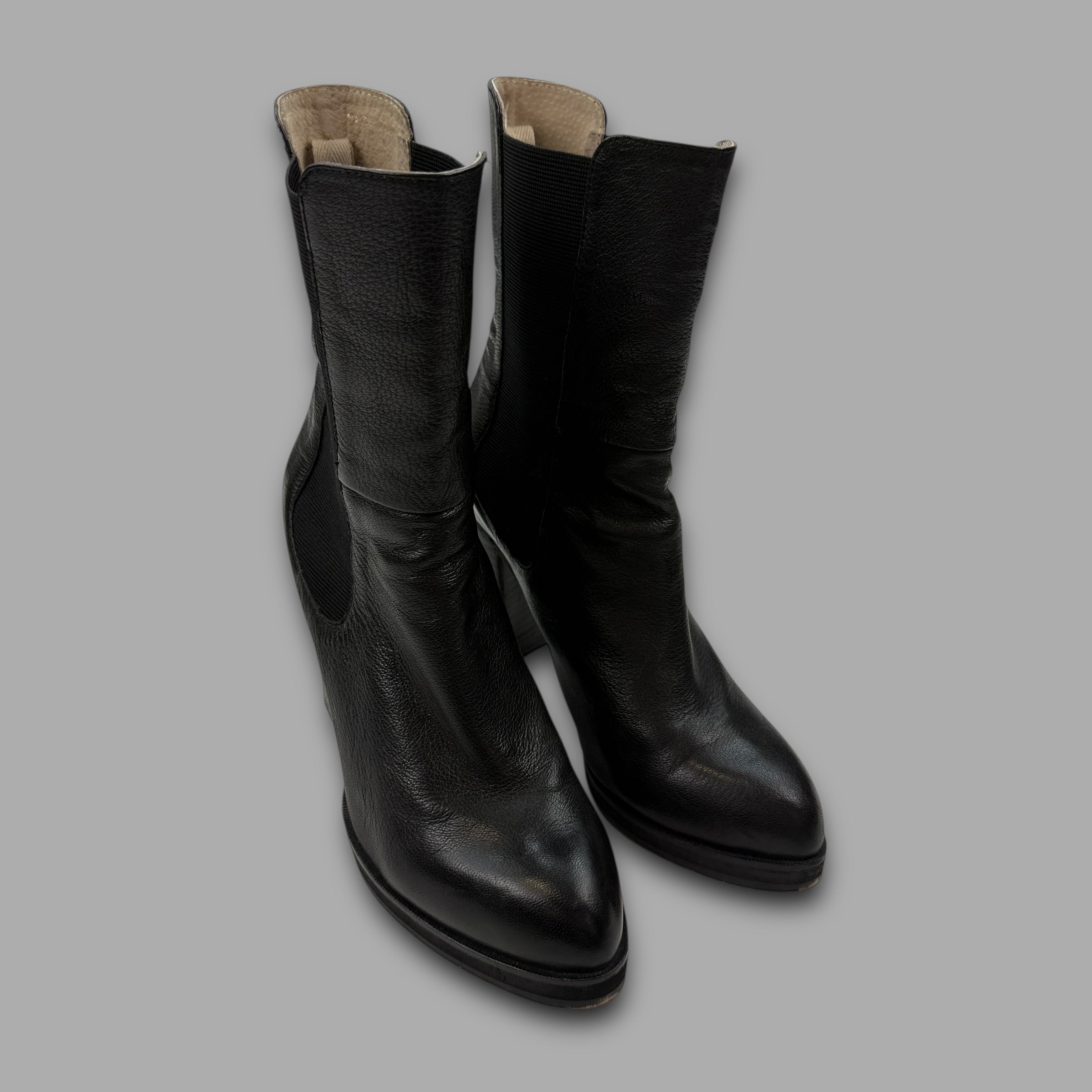 Roberto festa style block heel ankle boots (UK8)