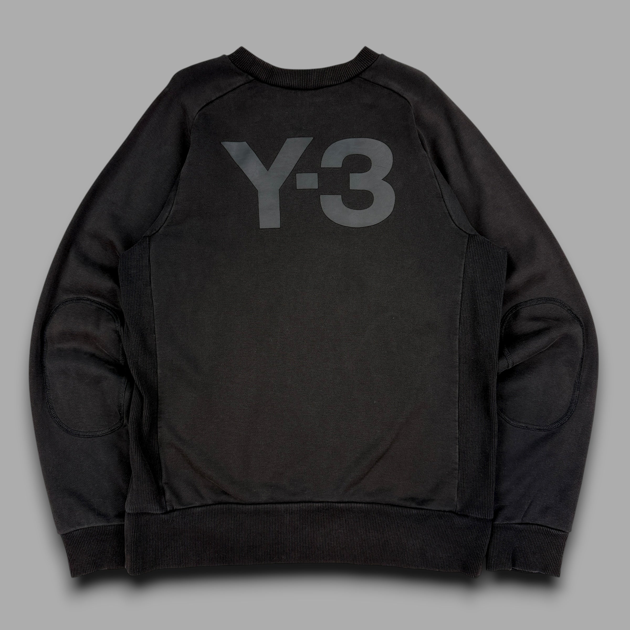 Yohji Yamamoto 2016 panelled pullover graphic Y3 sweatshirt (M)