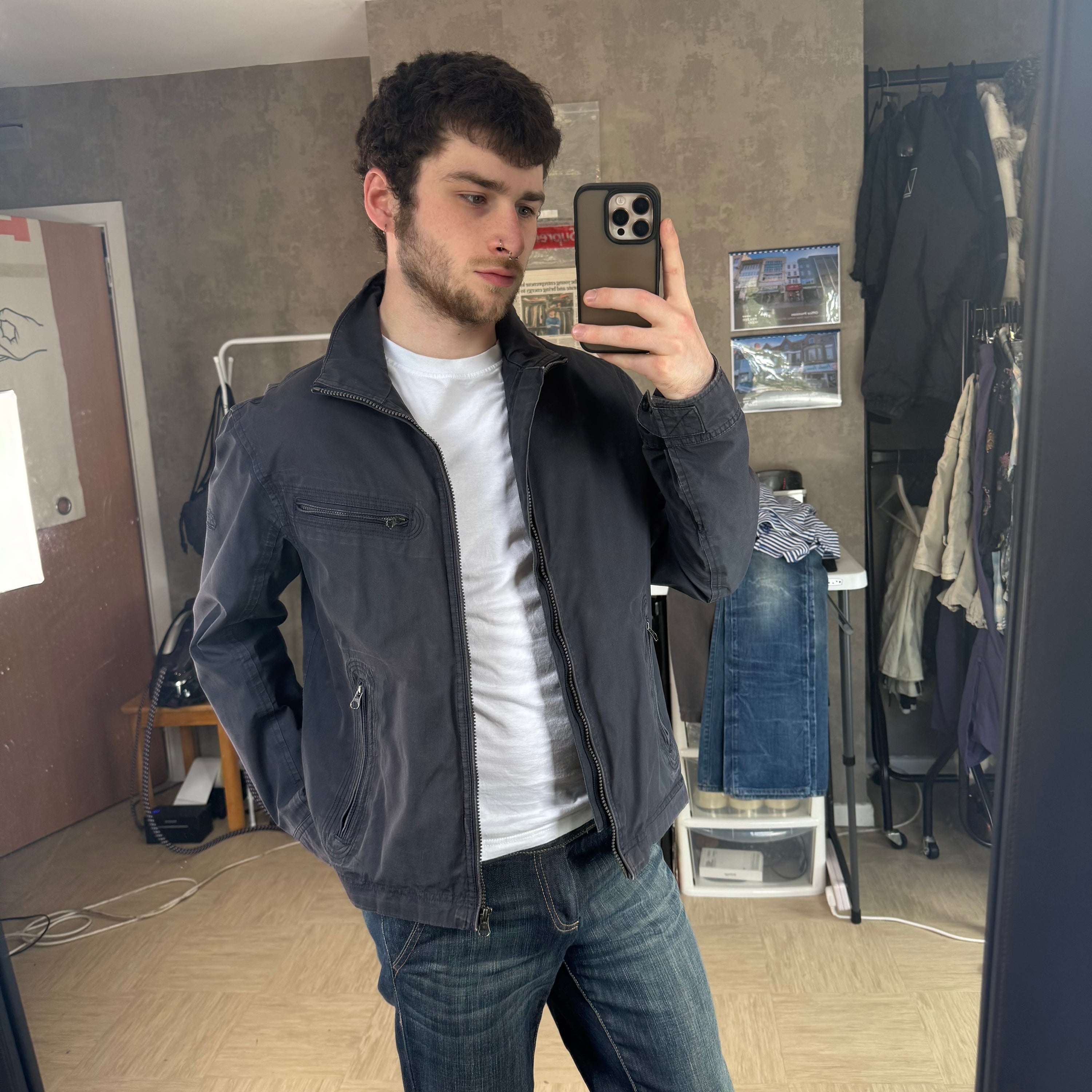 Timberland 2014 technical multi-pocket high neck coach jacket (S)