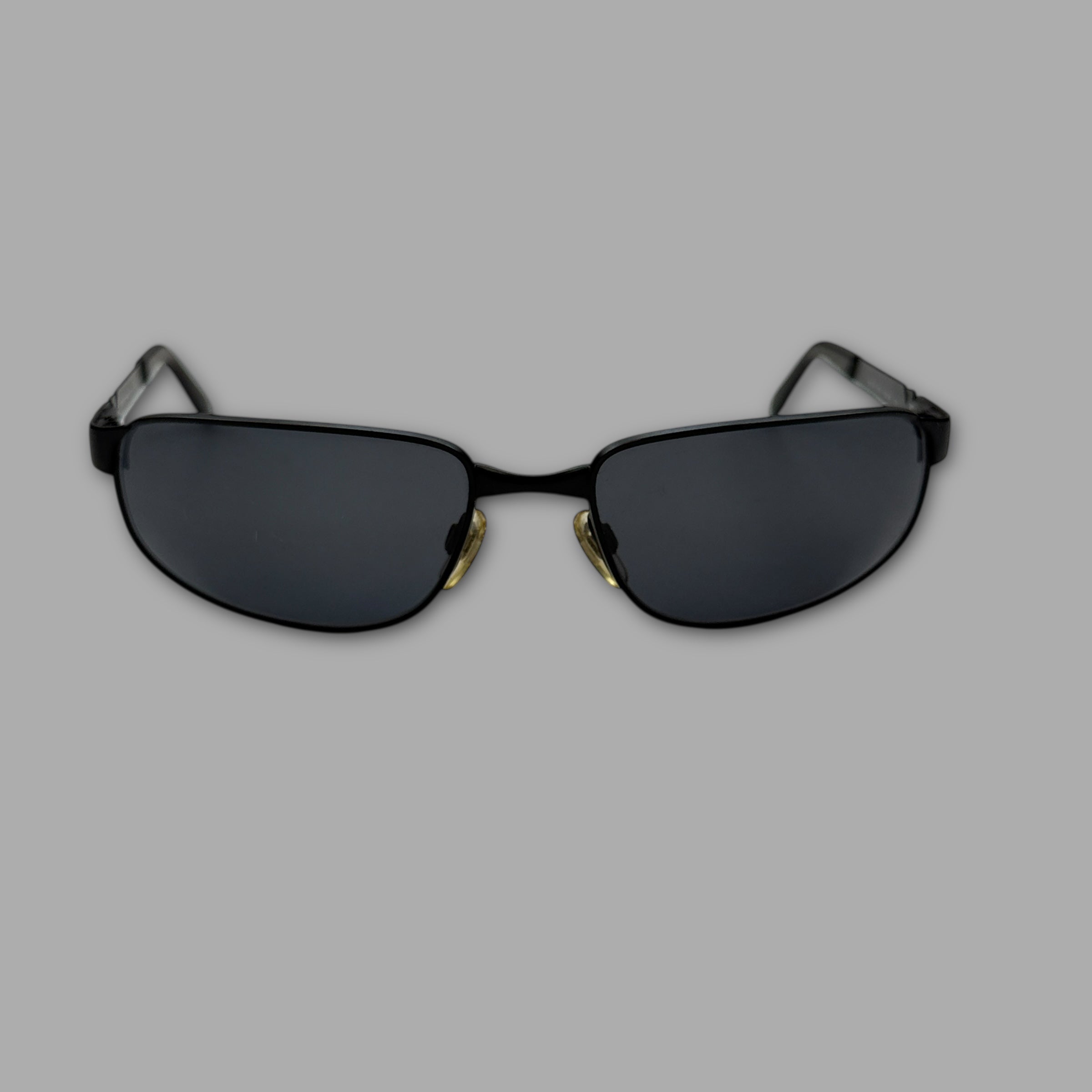 Emporio Armani 2000's square frame metal sunglasses (OS)