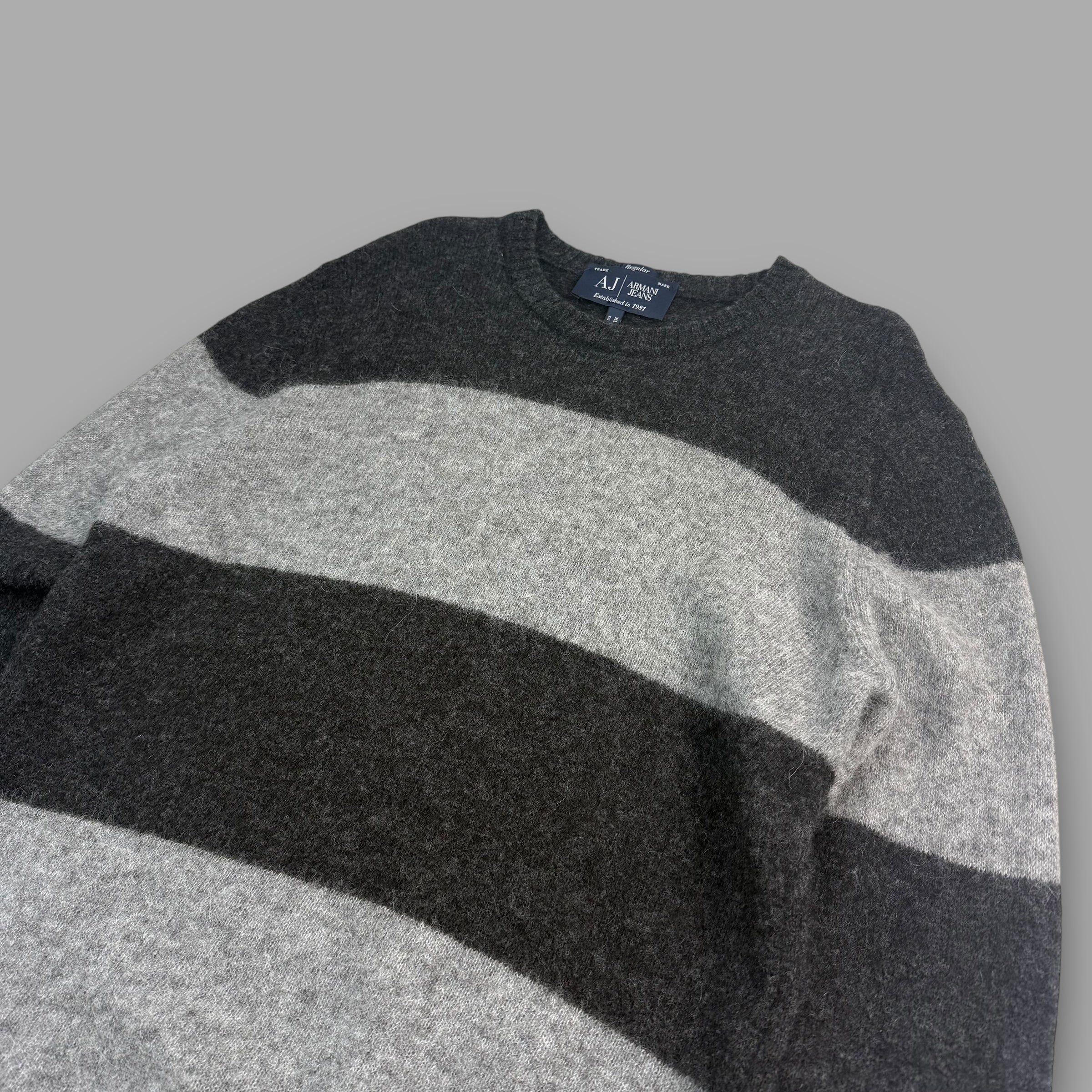 Armani jeans alpaca wool knit pullover (XL)