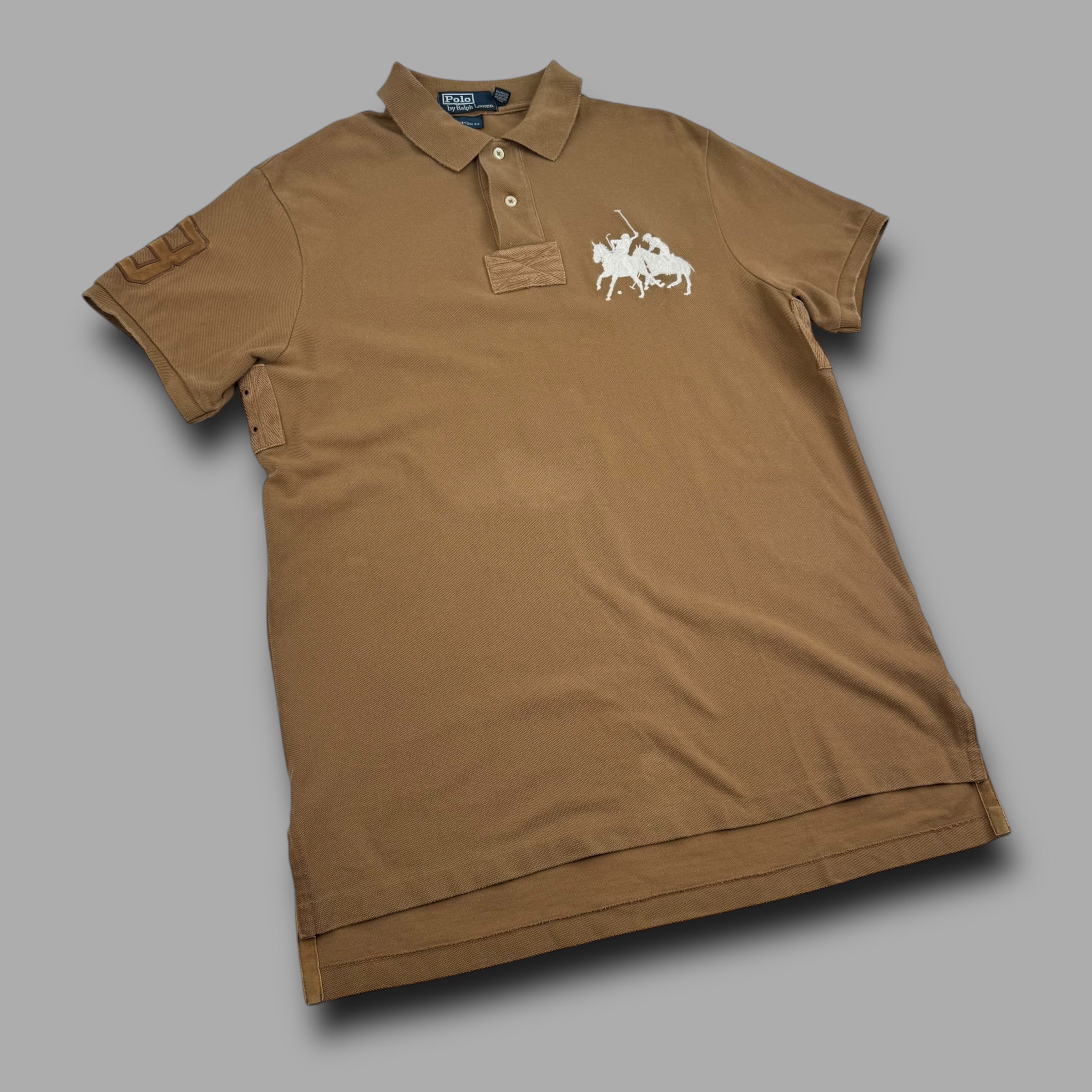 Ralph Lauren 2000's embroidered big pony polo shirt (L)