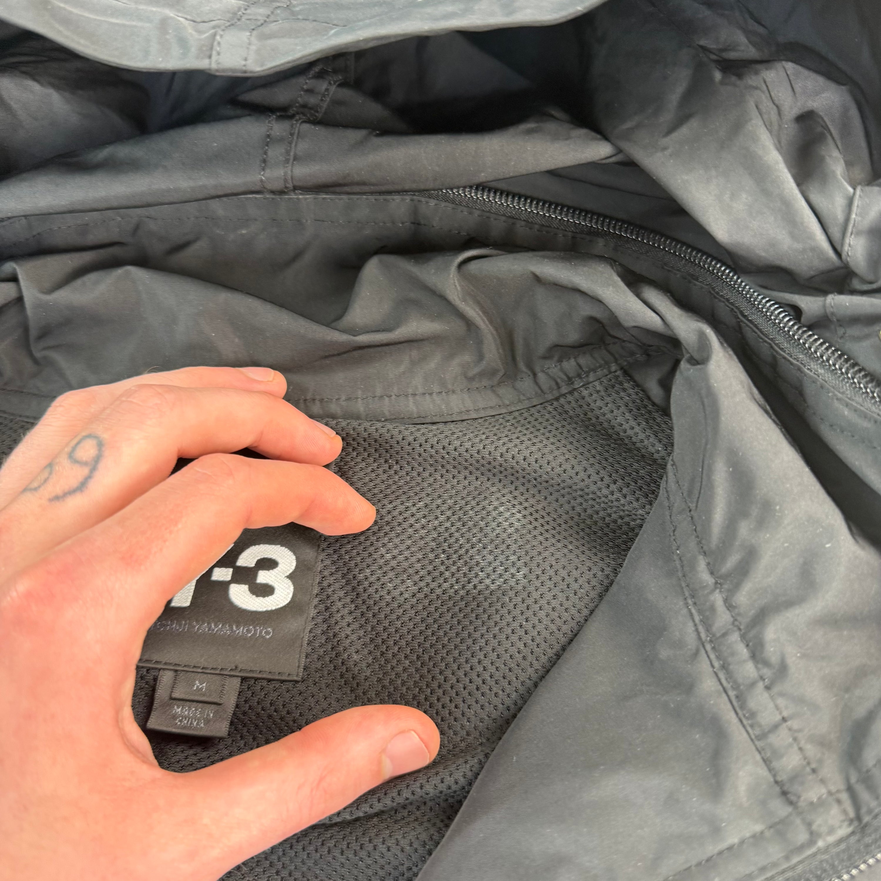 Adidas x Yohji Yamamoto sample 2000's technical hidden pocket Y3 jacket (M)