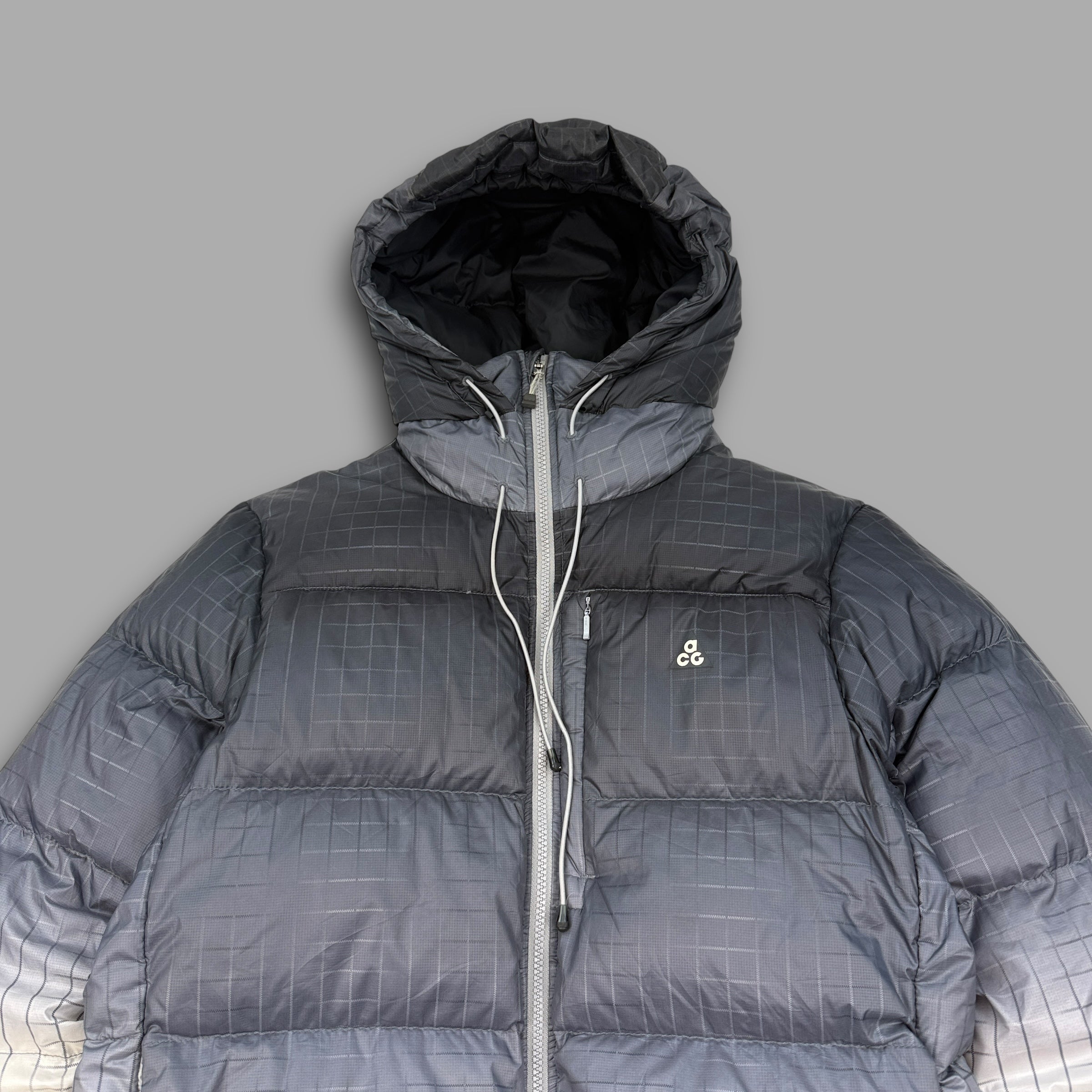 Nike ACG 2007 technical gradient downfilled puffer jacket (L)