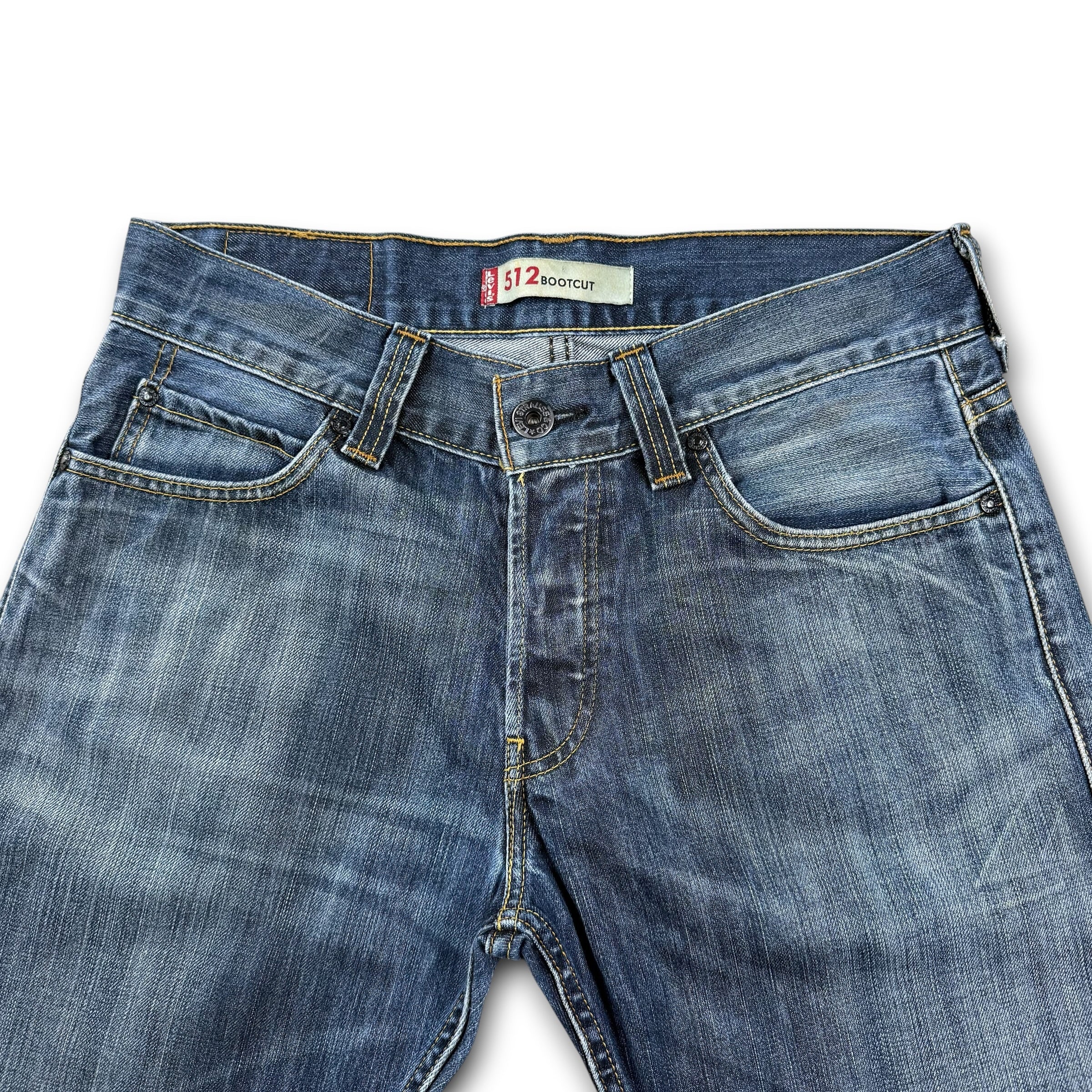 Levi's 512 2000's faded denim bootcut jeans (M-L)