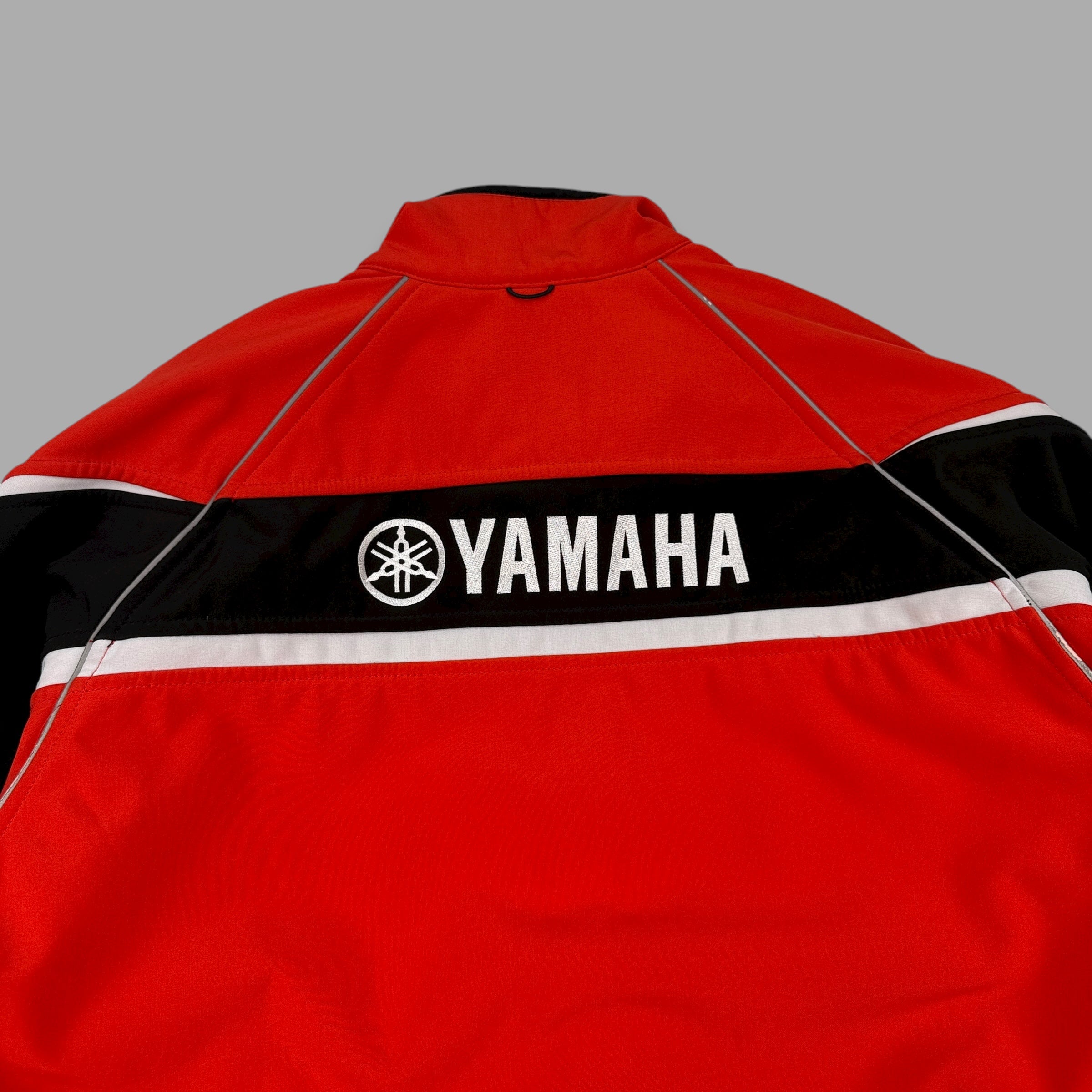 Yamaha 2000's technical softshell embroidered spellout jacket (M)