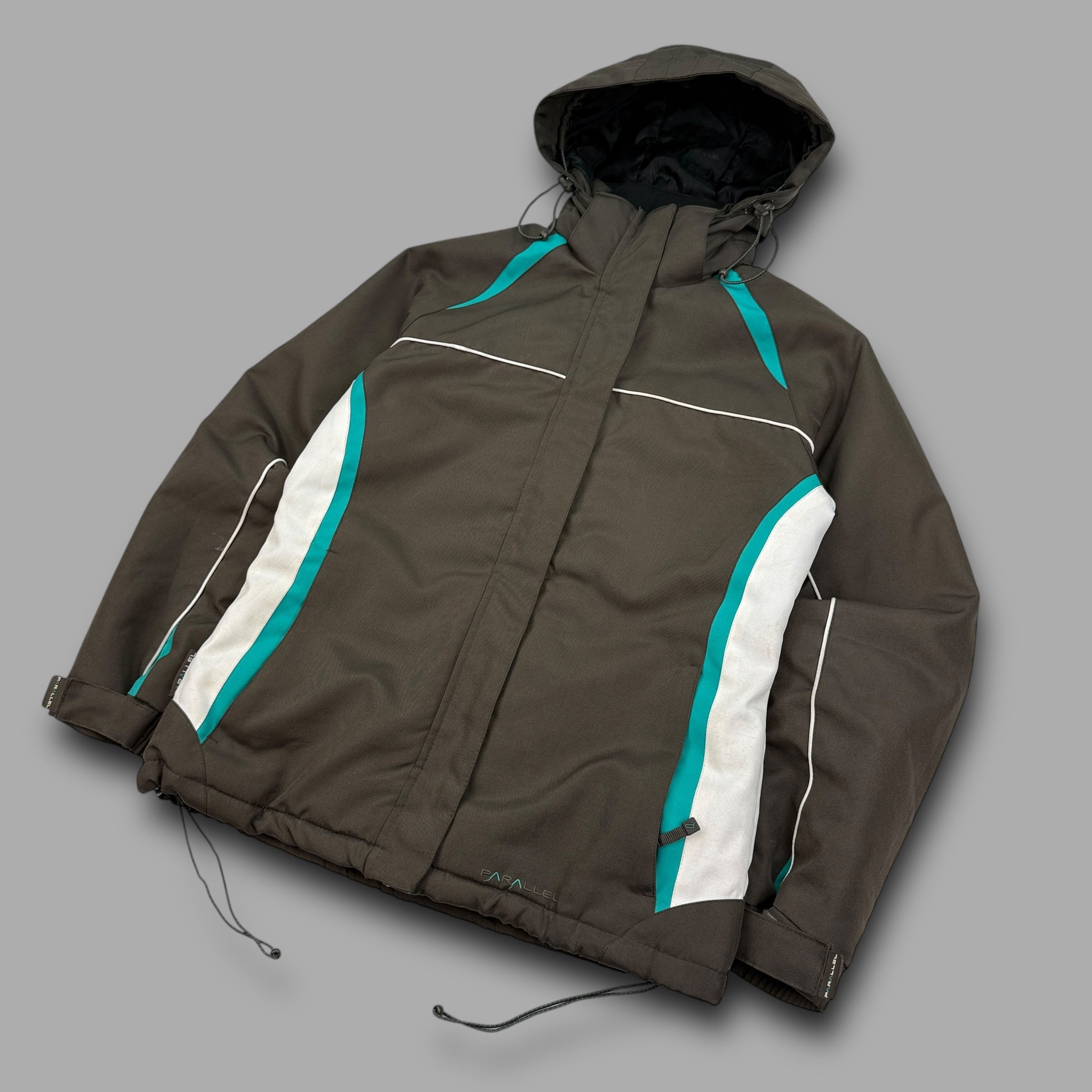 Parallel technical ski jacket with contrast panelling (S) wms