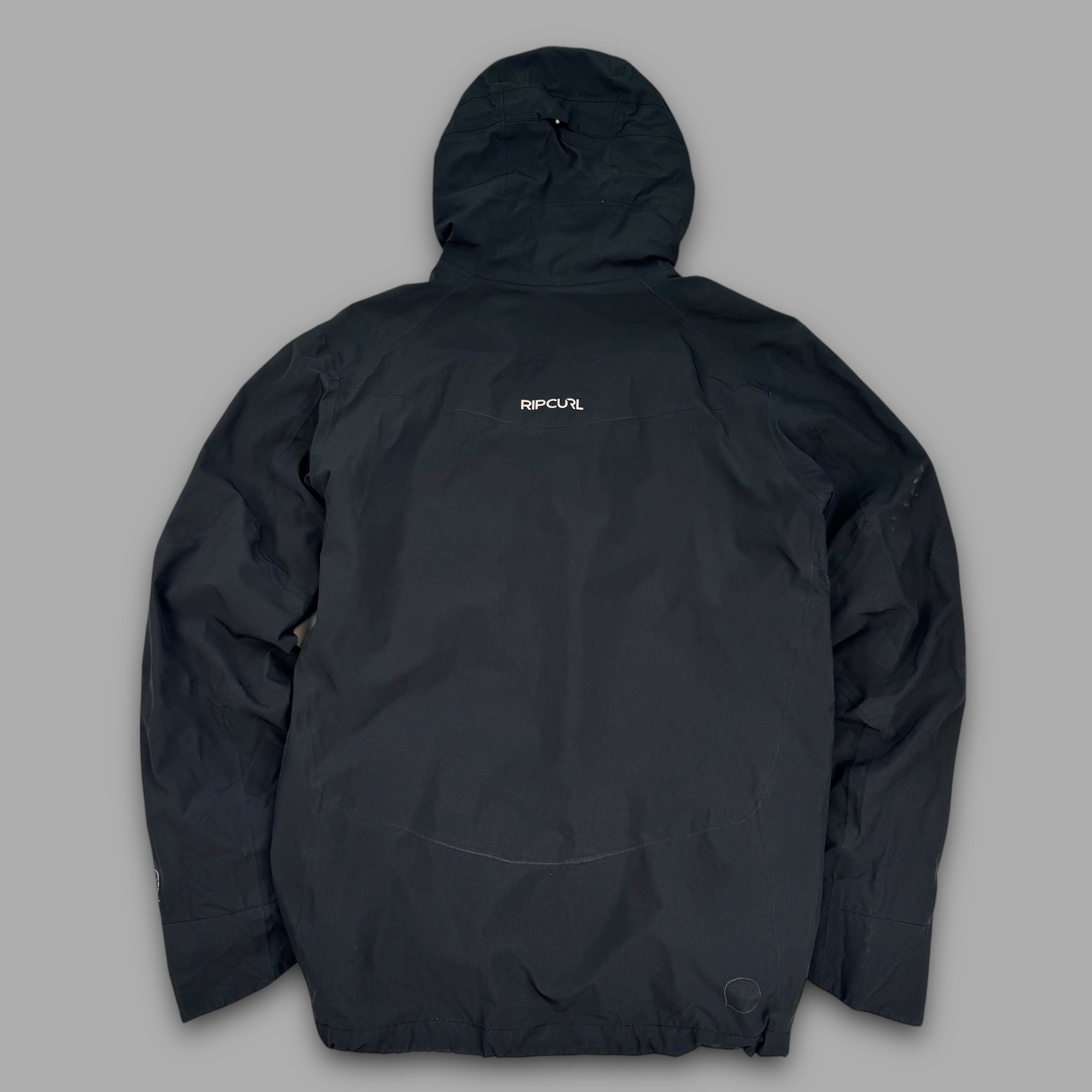 Ripcurl 2000's technical asymmetric dual zip softshell balaclava ski jacket (M-L)