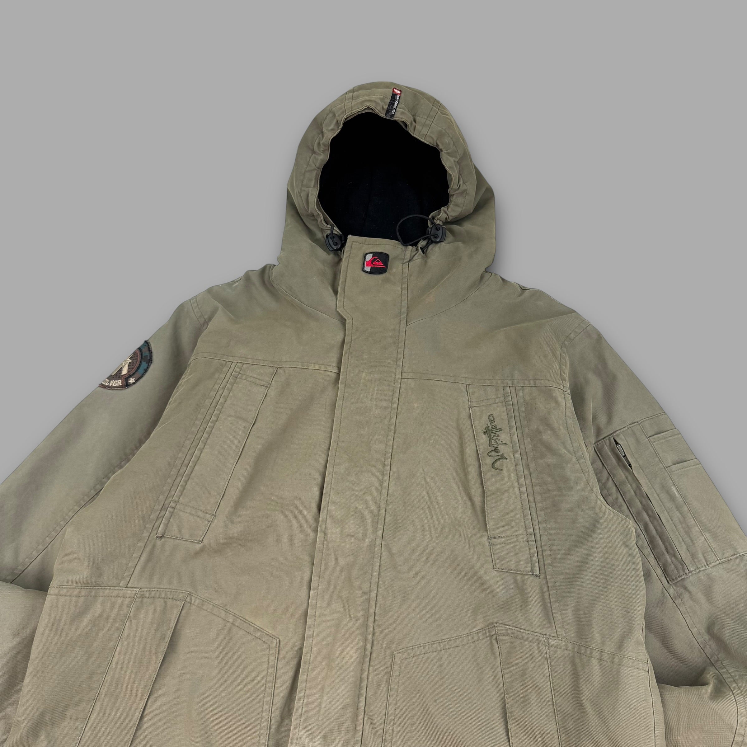 Quiksilver 2000's technical multi-pocket park jacket (S)