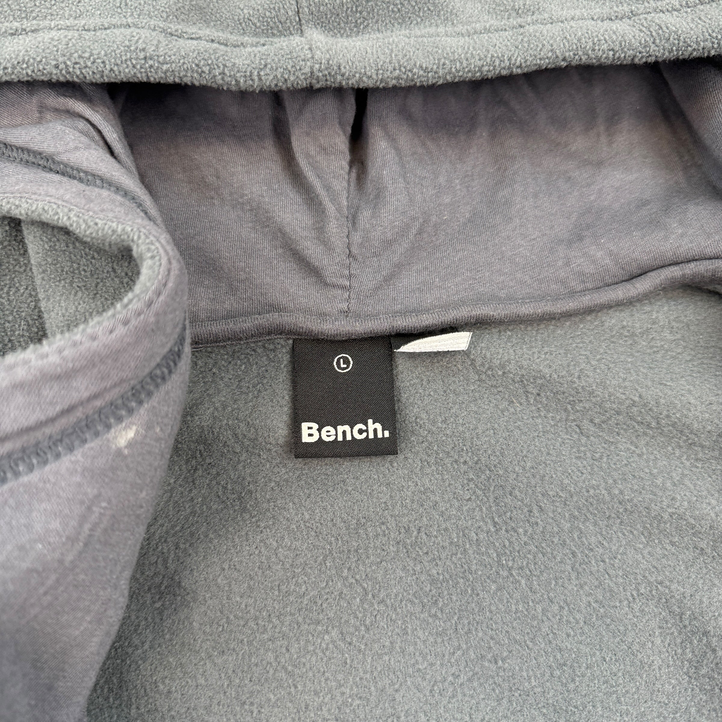 Bench 2000's technical asymmetrical zip fleece jacket (M)