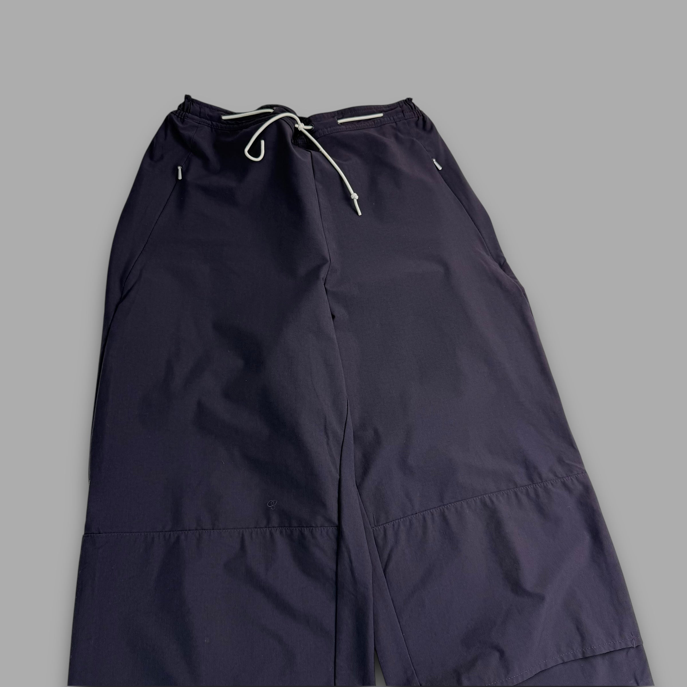 Nike 2000's panelled articulated baggy track bottoms (M) wms