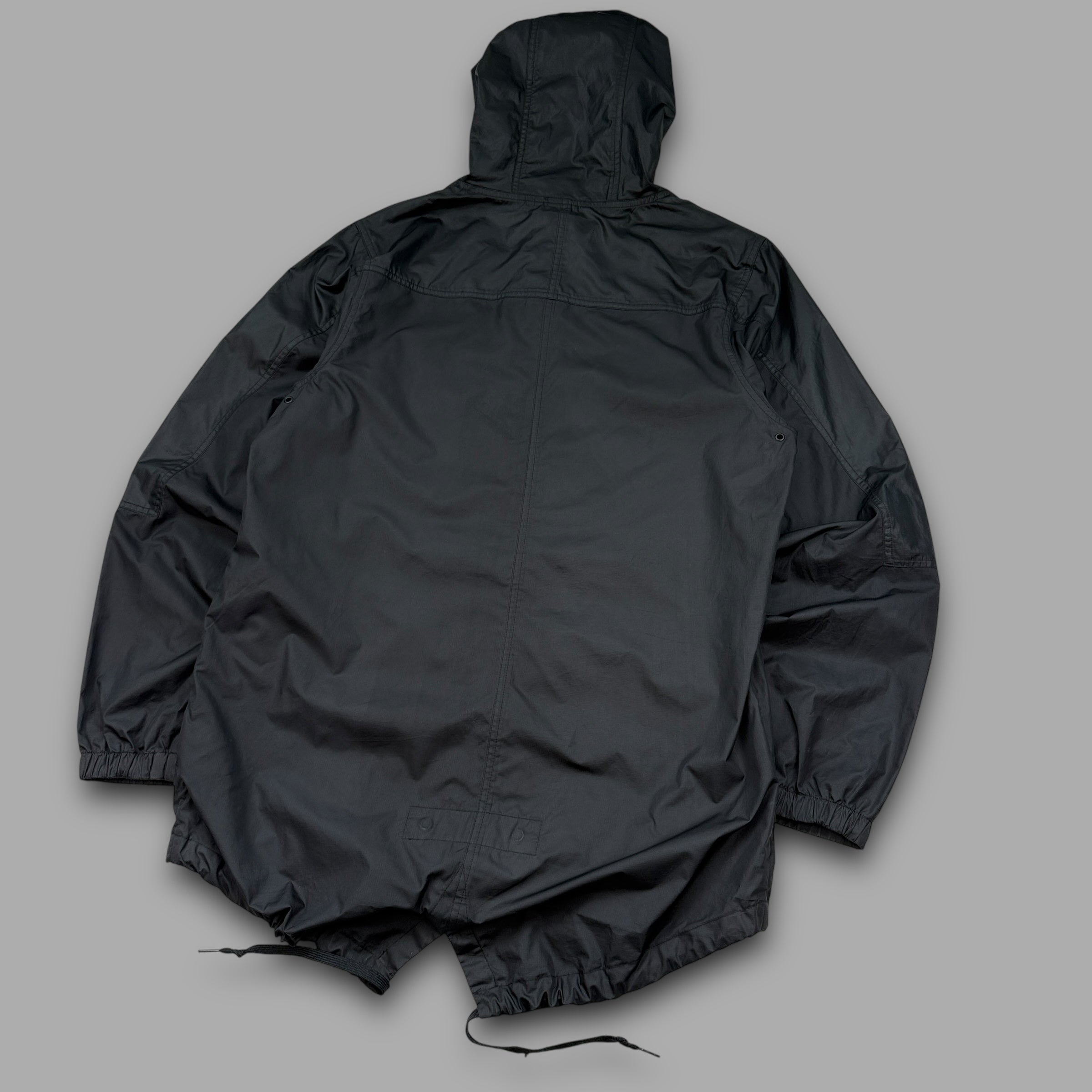 Nike 2000's technical nylon multi-pocket parka jacket (M)