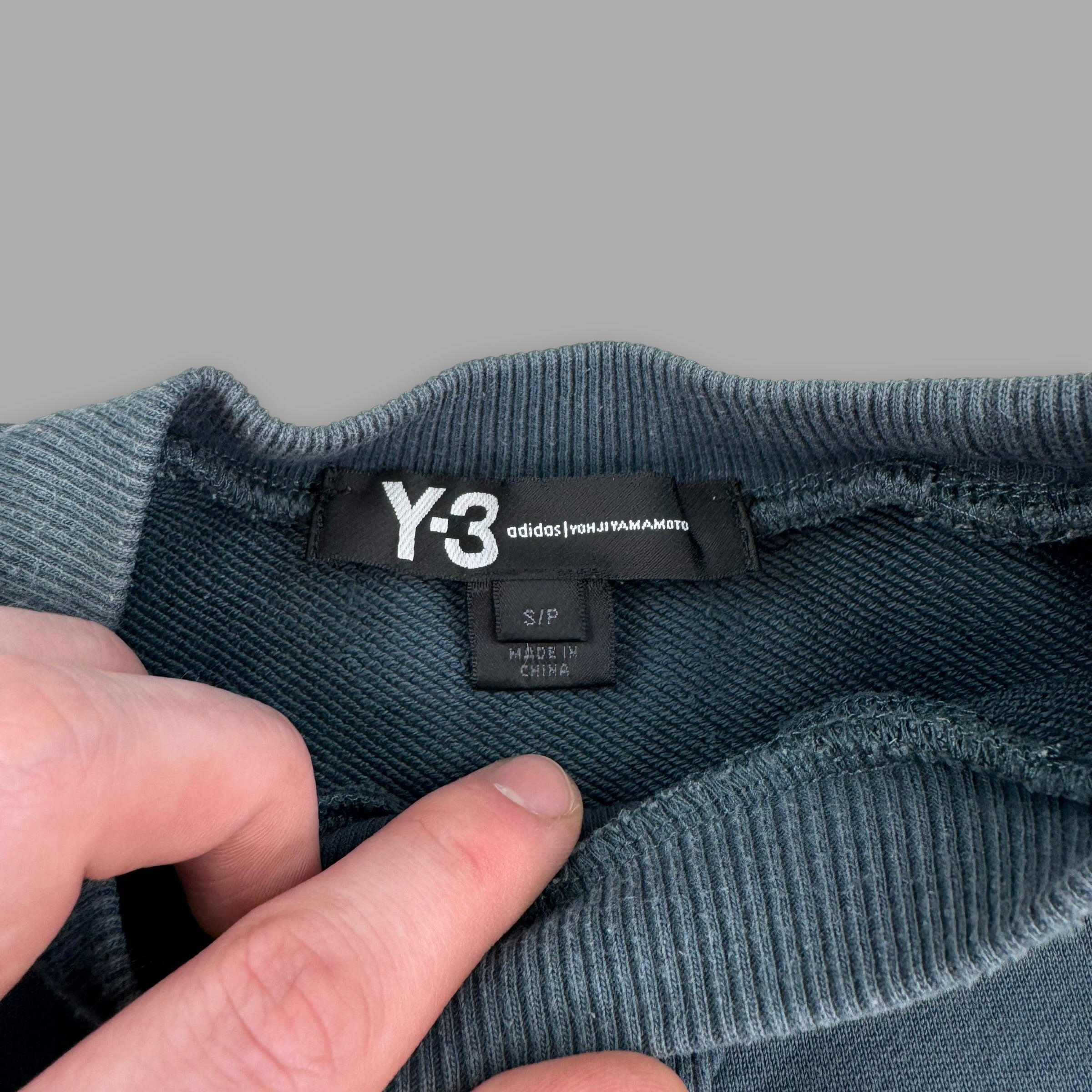 Adidas Yohji Yamamoto 2016 technical panelled pullover graphic Y3 sweatshirt (S)