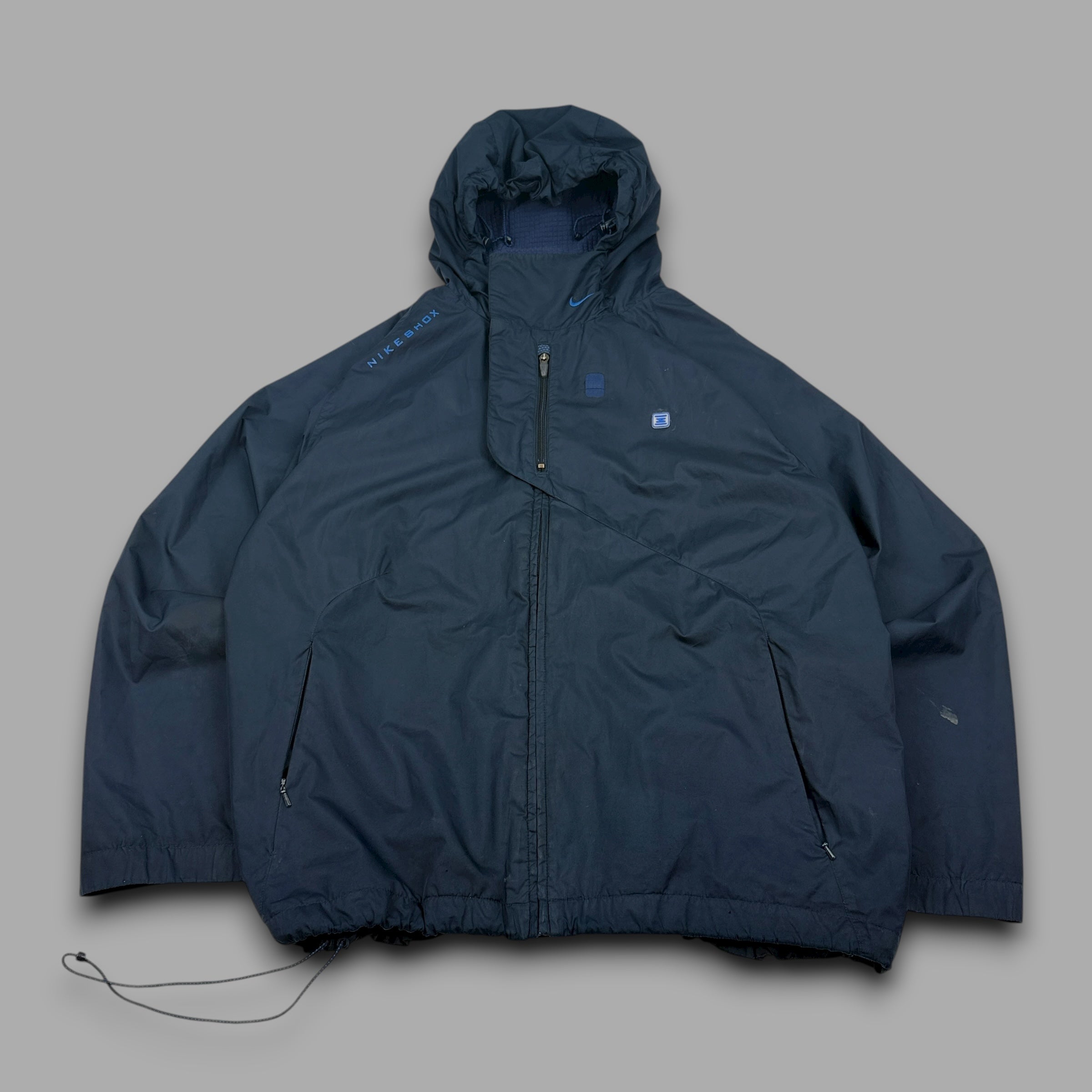 Nike shox 2000's technical zip up softshell jacket (L)