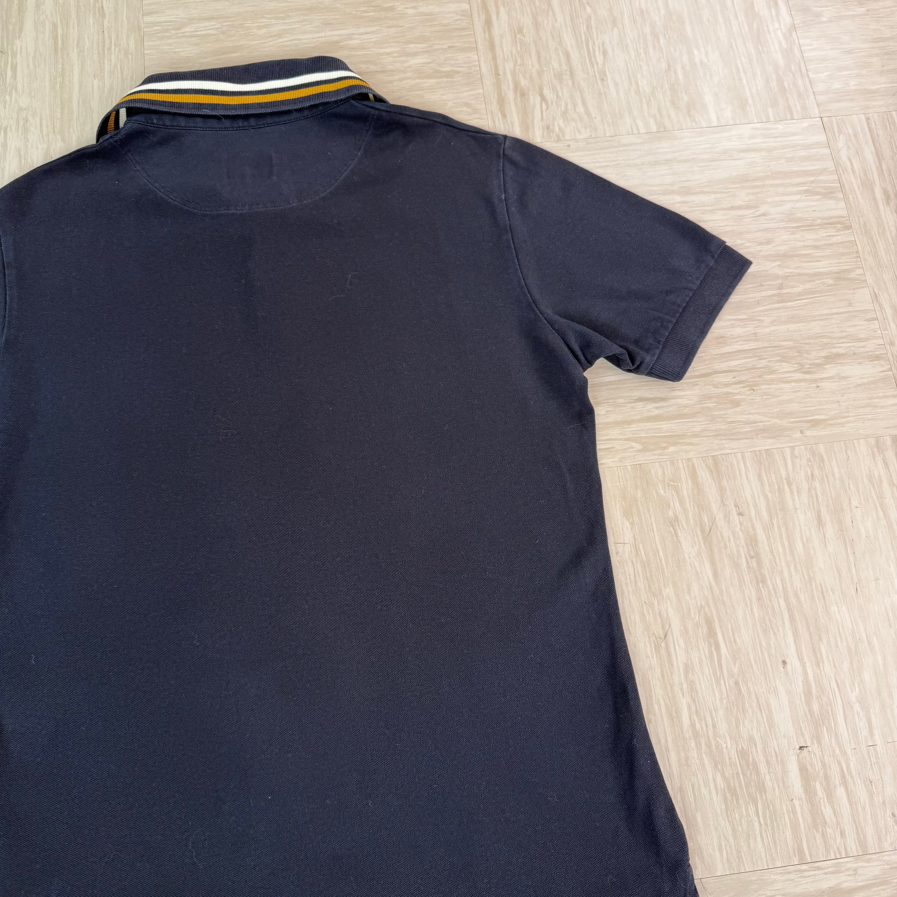 Vivienne Westwood 2000's embroidered button up polo shirt (M)