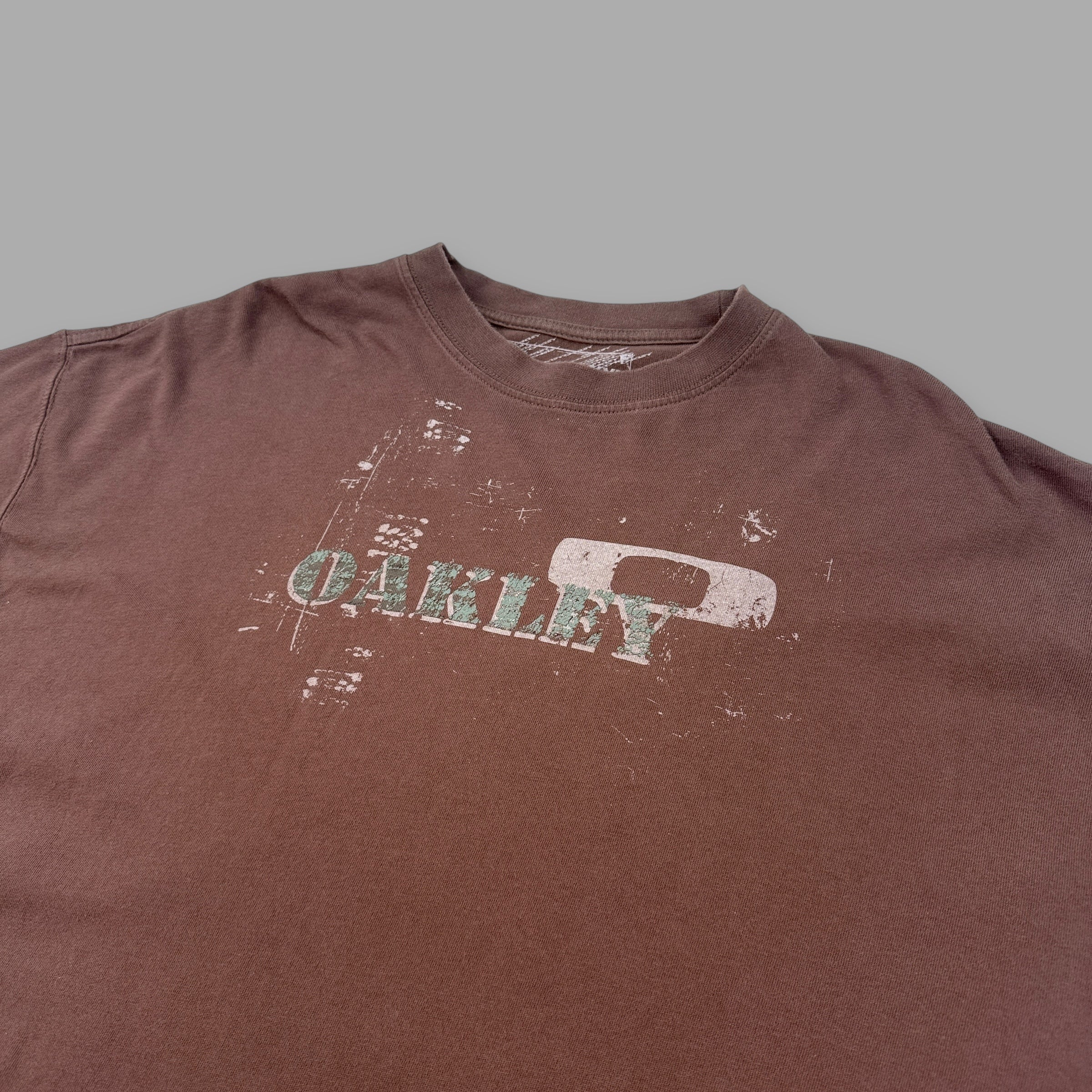 Oakley 2000's graphic spellout tee (XXL)