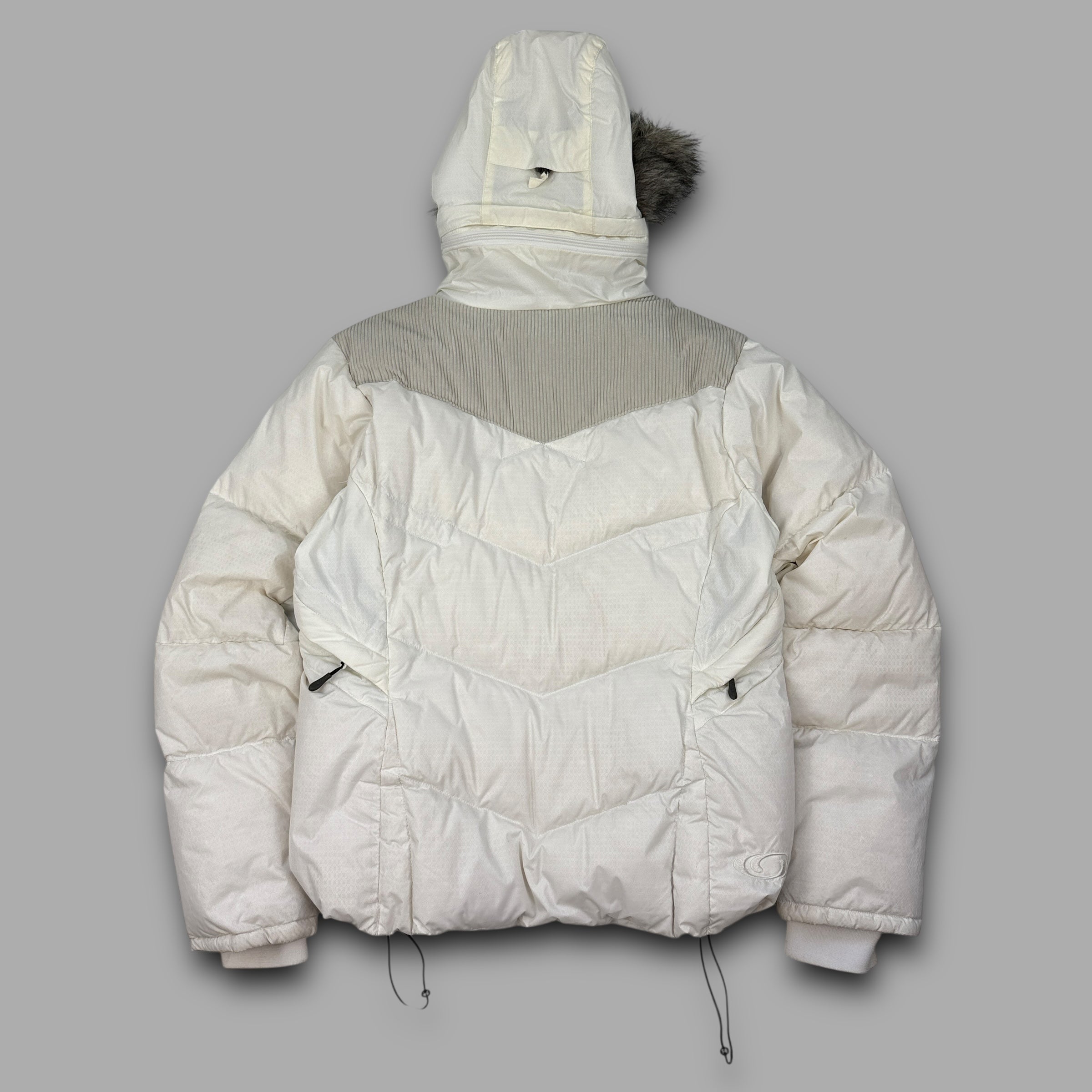 Salomon 2000's technical downfilled vented puffer ski jacket (L) wms