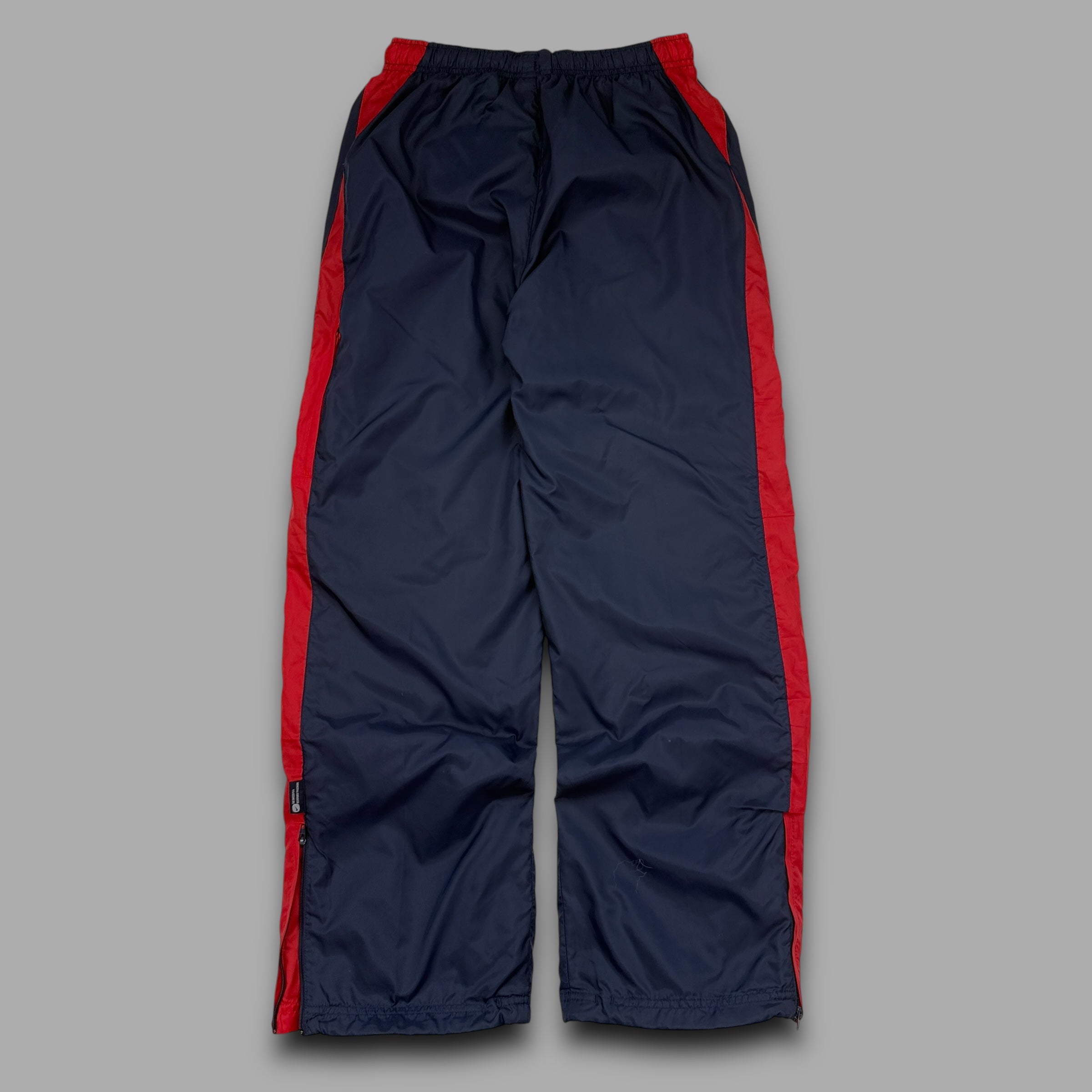 Nike 2000's baggy wide leg track bottoms (S)
