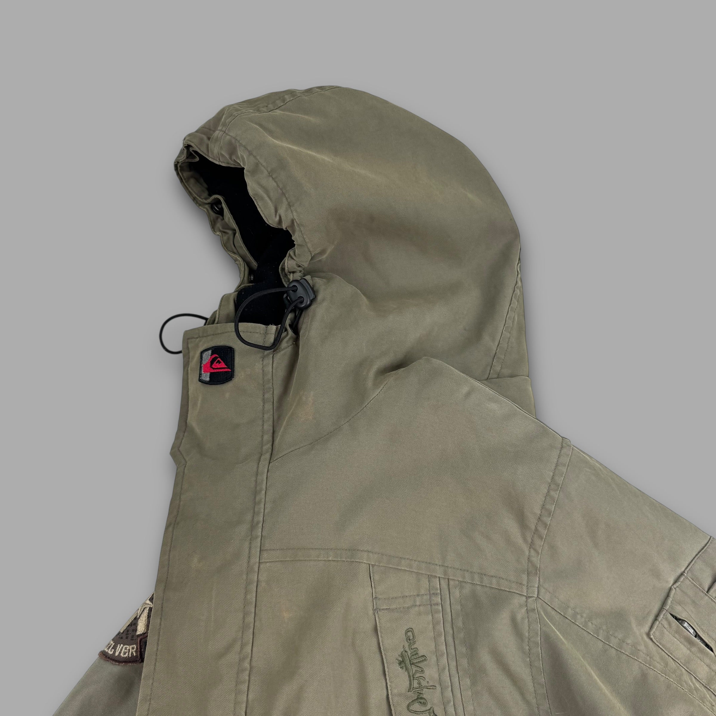 Quiksilver 2000's technical multi-pocket park jacket (S)