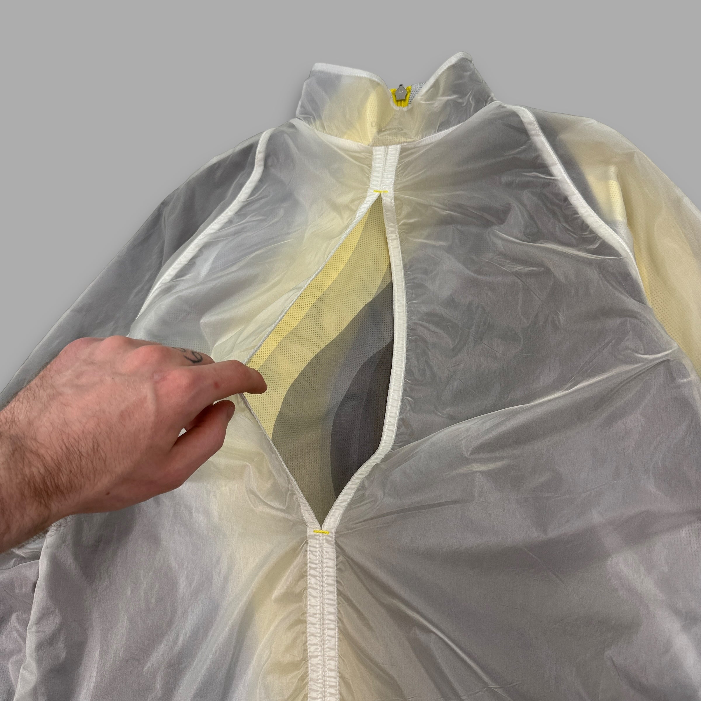 Adidas 2012 technical translucent full-zip track jacket (XS)