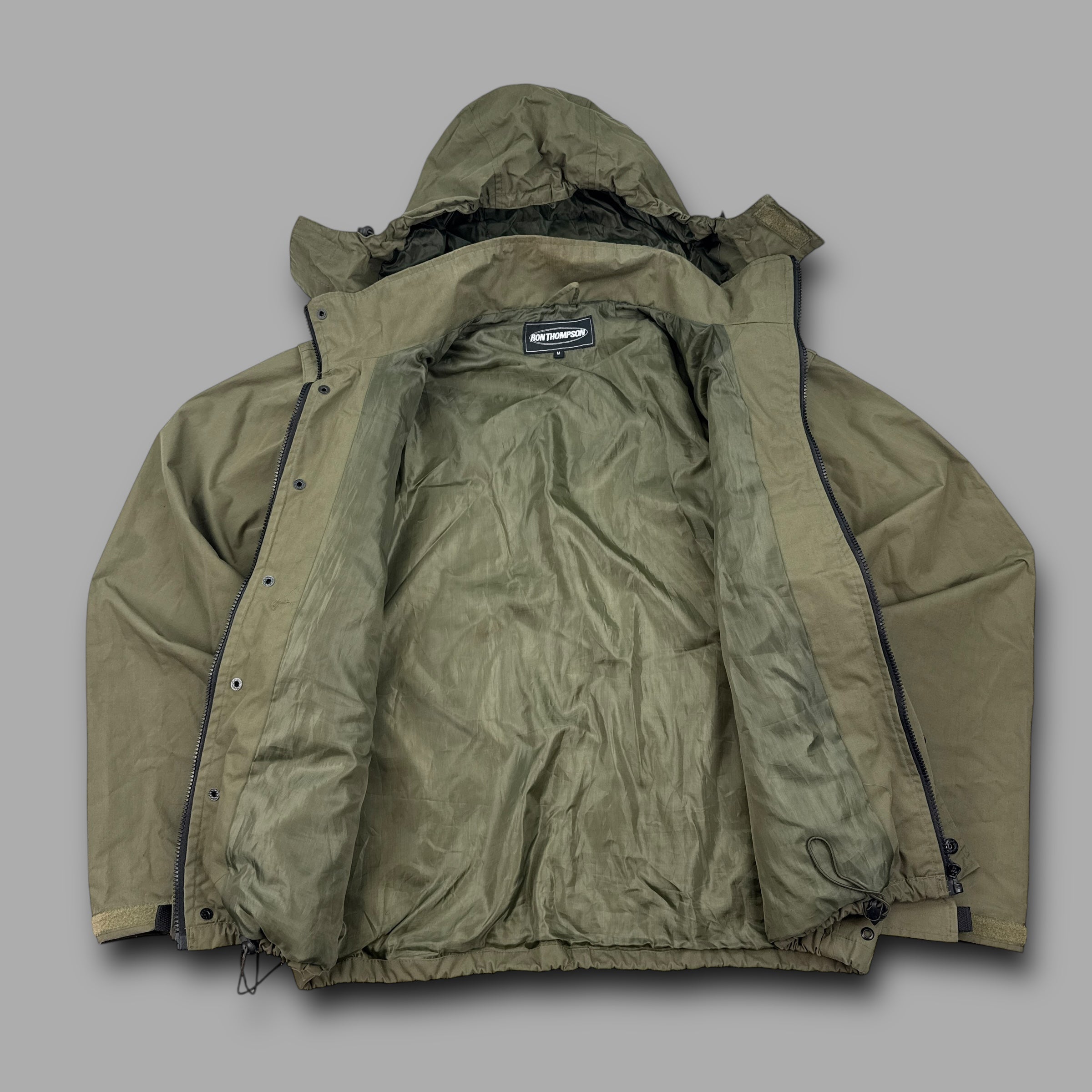 Ron Thompson 2000's technical multi-pocket cropped wading jacket (M)