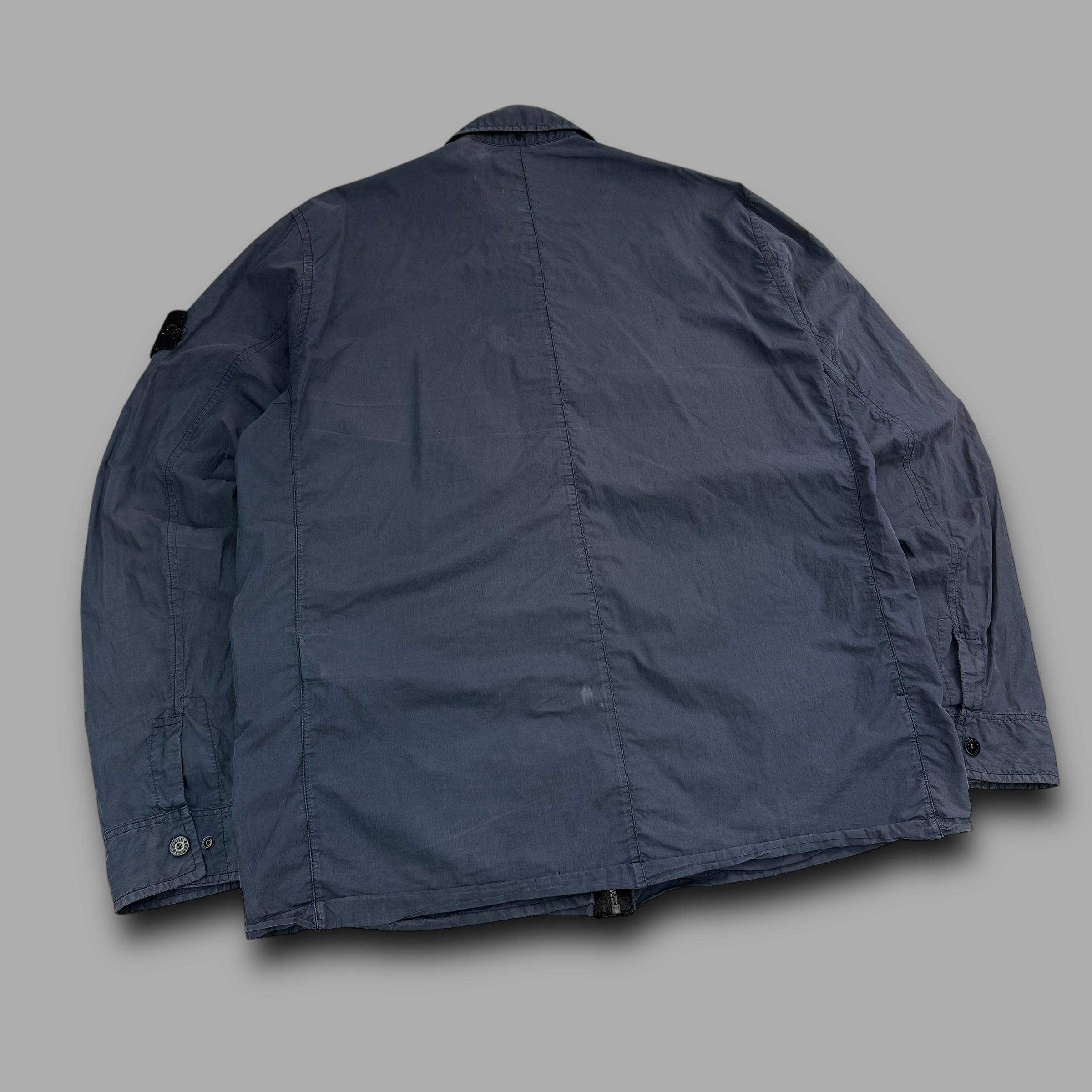 Stone island zip up overshirt (XXL)