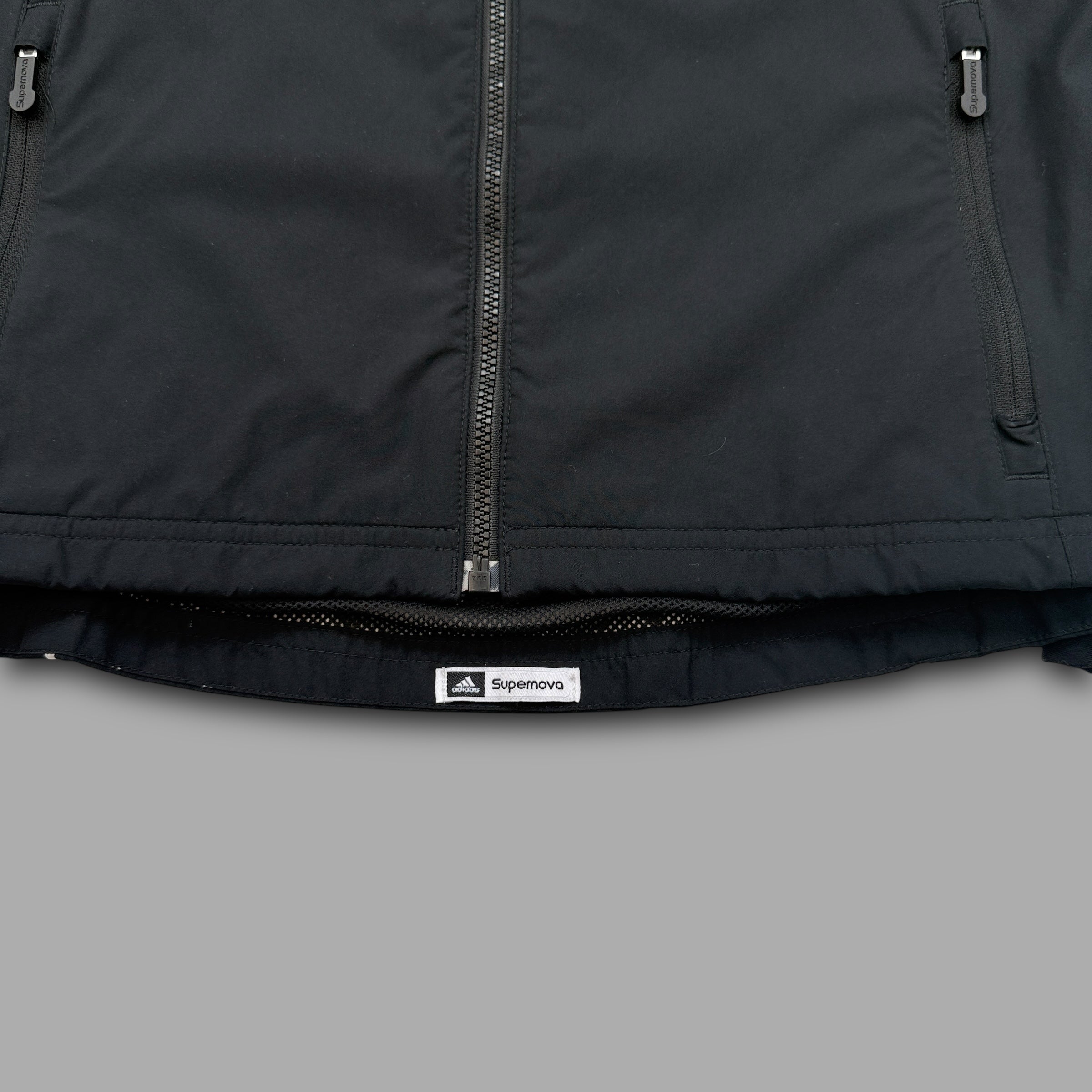 Adidas 2009 technical articulated nylon running track jacket (S)