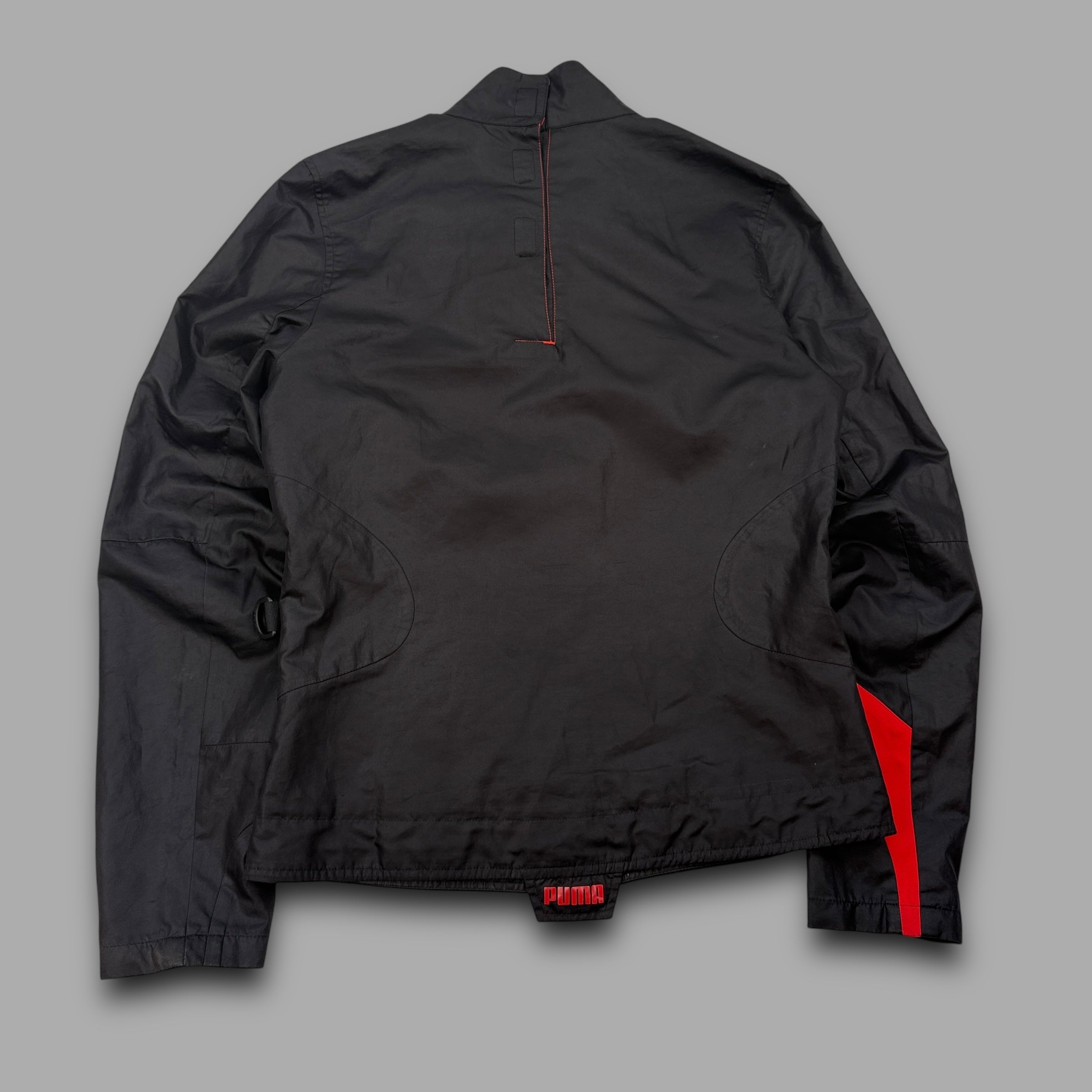 Puma 2000's technical asymmetrical zip track jacket (XS)