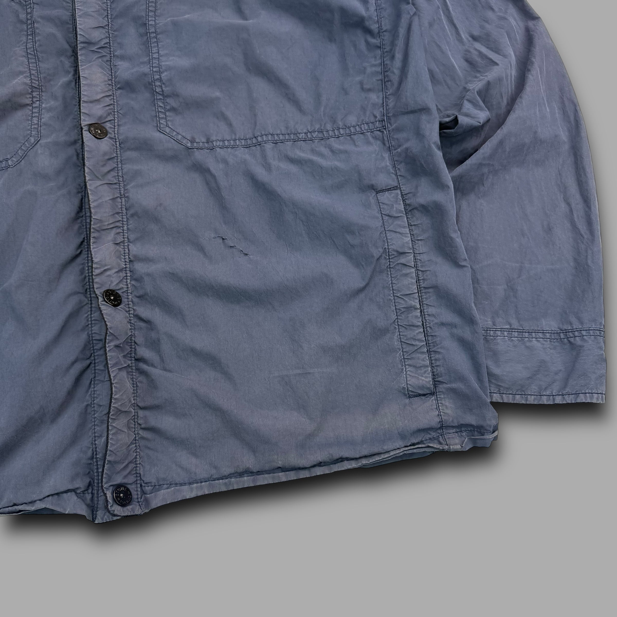 Stone island zip up overshirt (XXL)