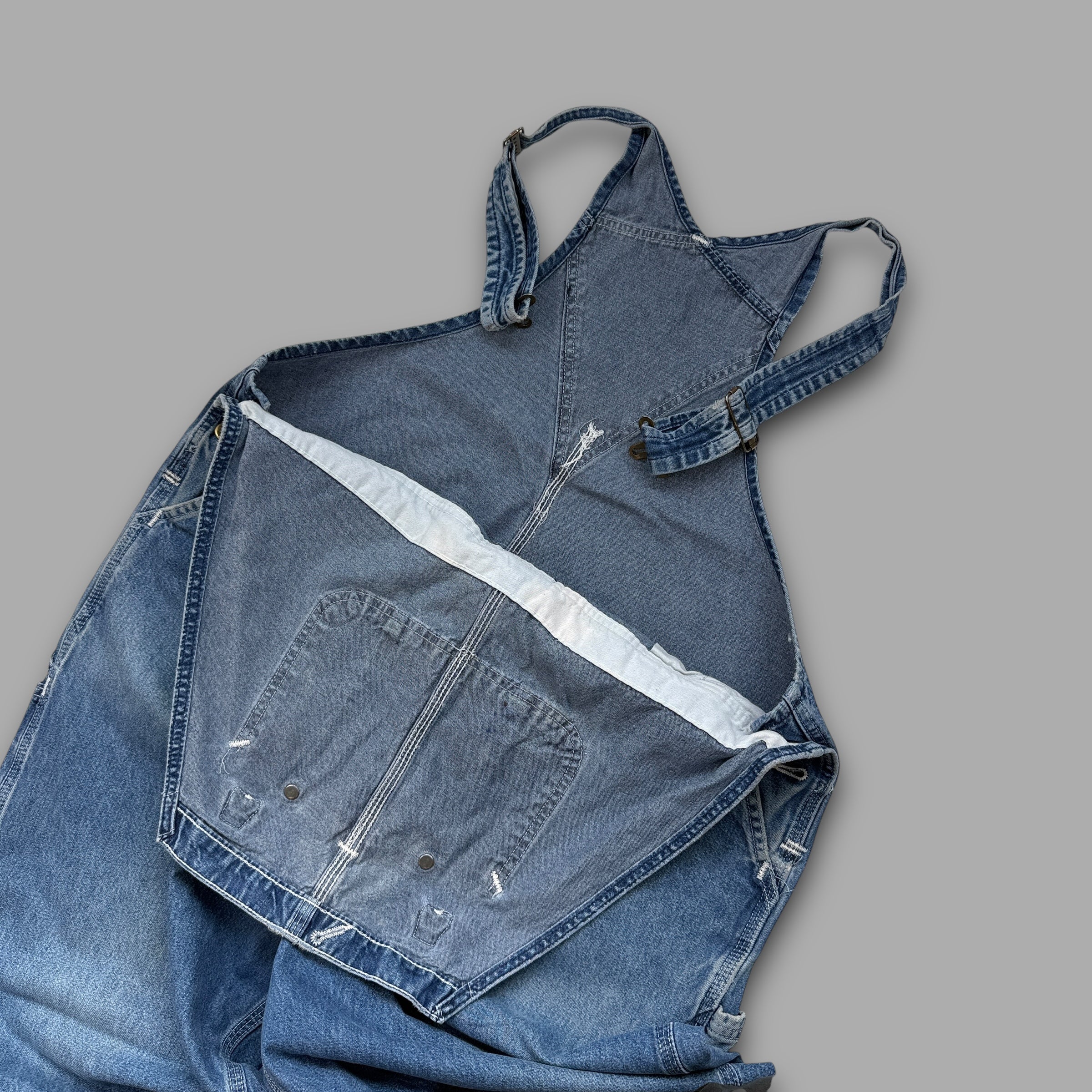 Carhartt 2000's pullover baggy denim dungarees (M)