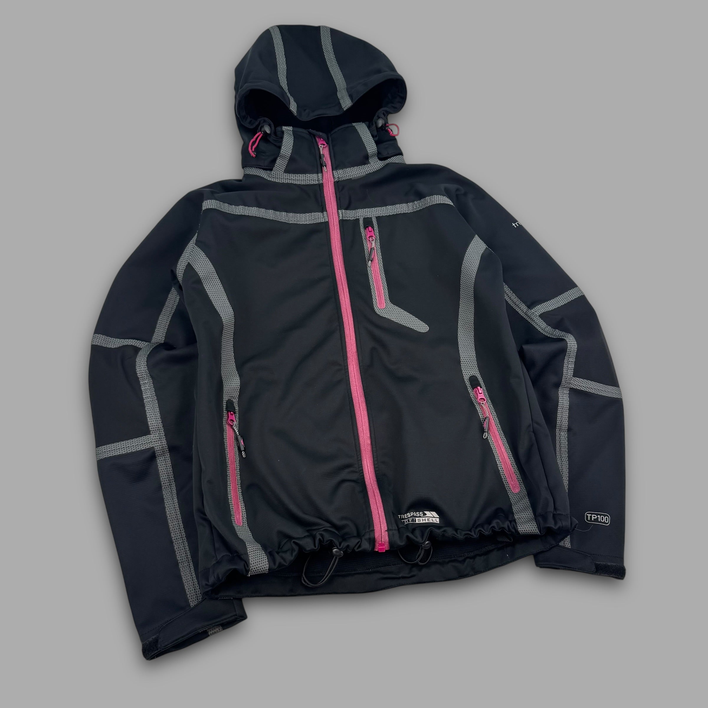 Trespass 2000's technical taped seams vented waterproof softshell jacket (L) wms