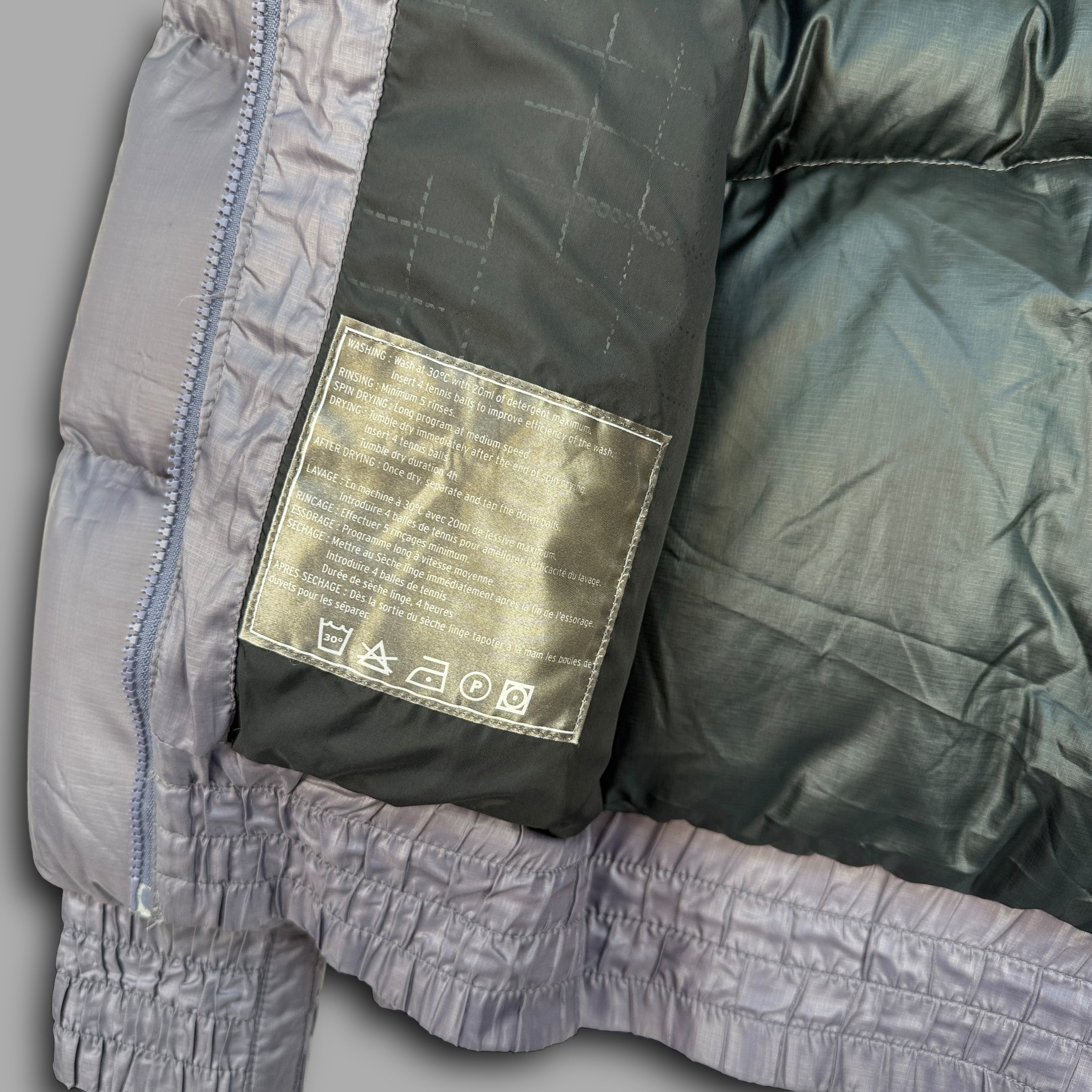 Salomon 2000's downfilled nylon puffer jacket (M)
