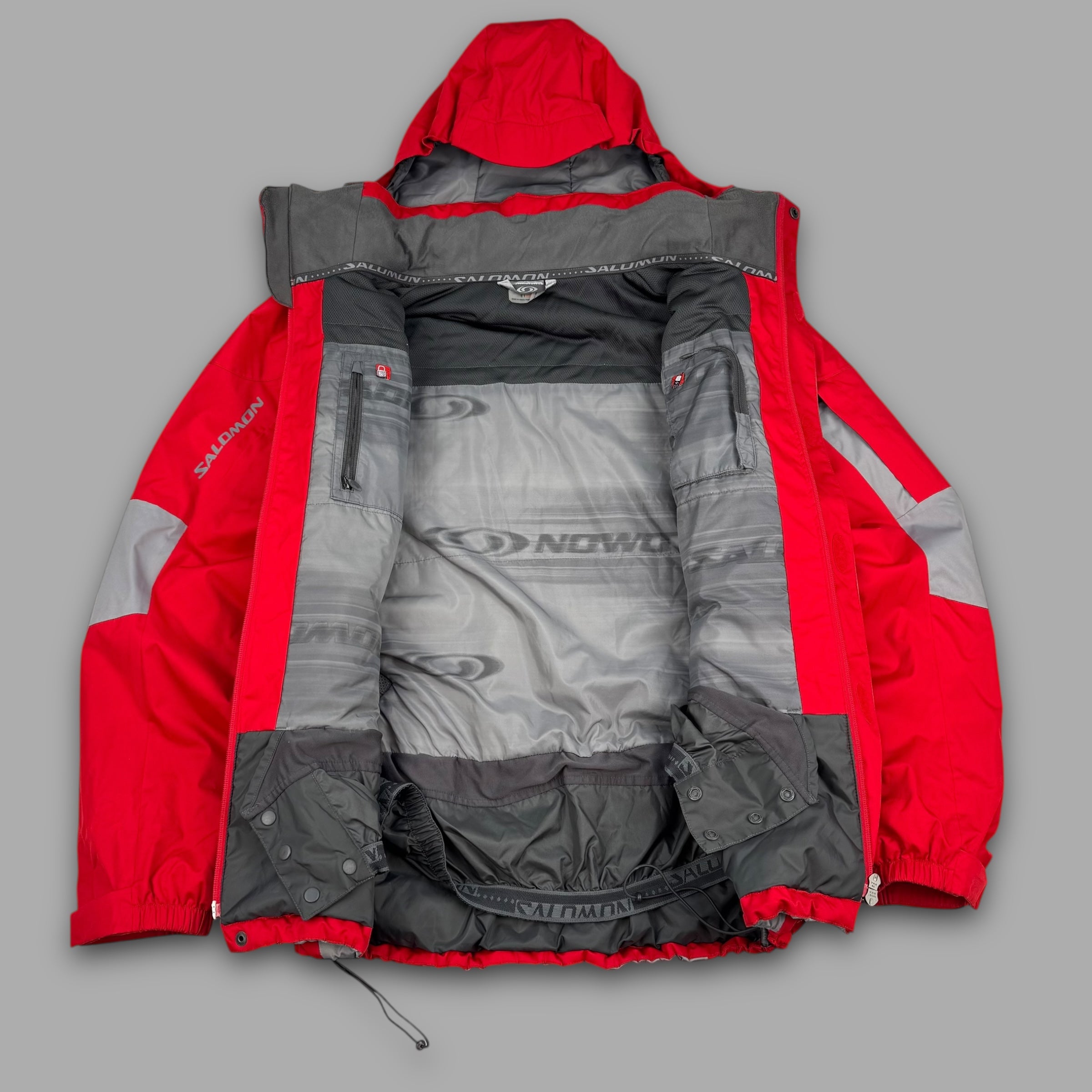 Salomon 2004 technicial panelled vented softshell clima pro ski jacket (L)