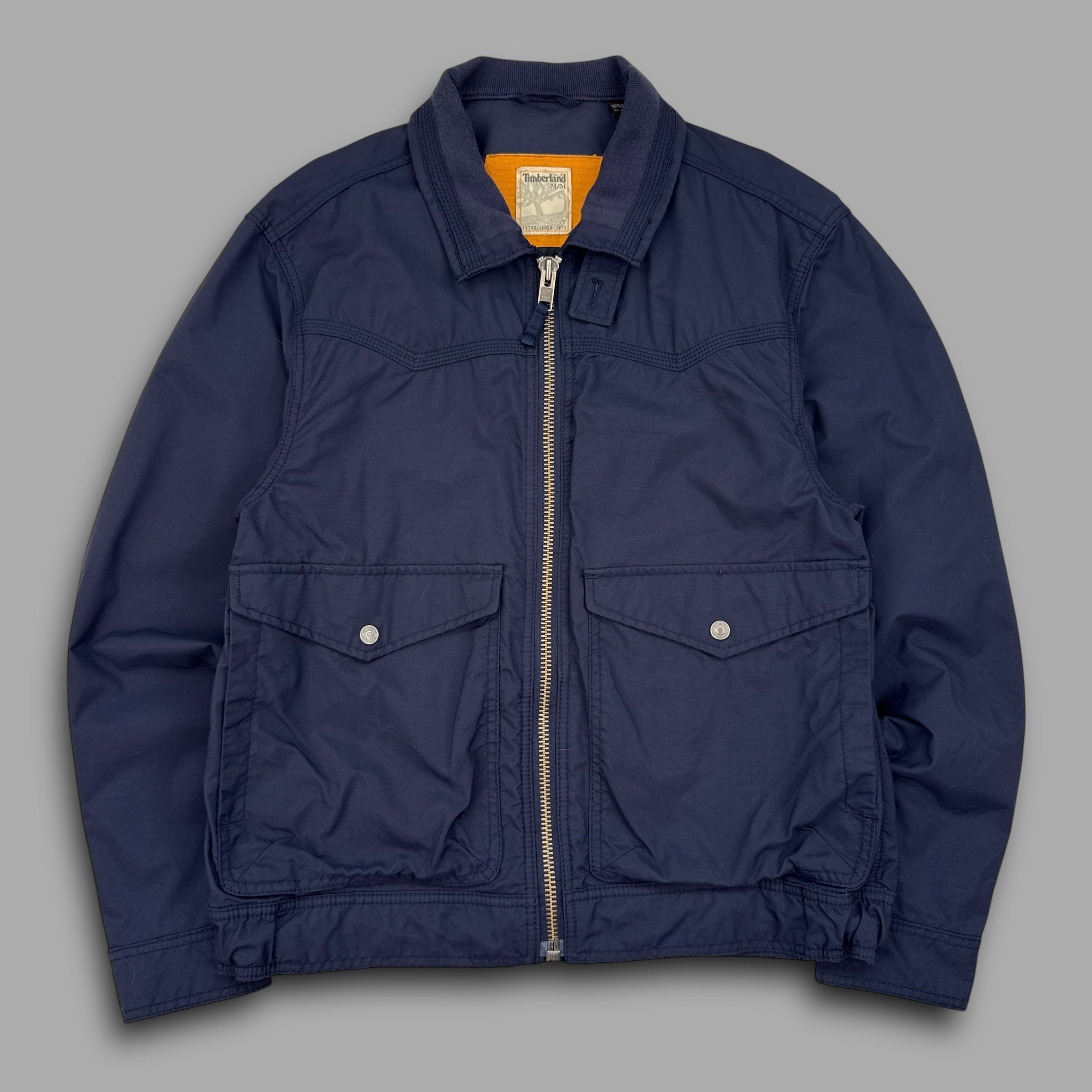 Timberland 2007 dual pocket zip-up harrington jacket (M)