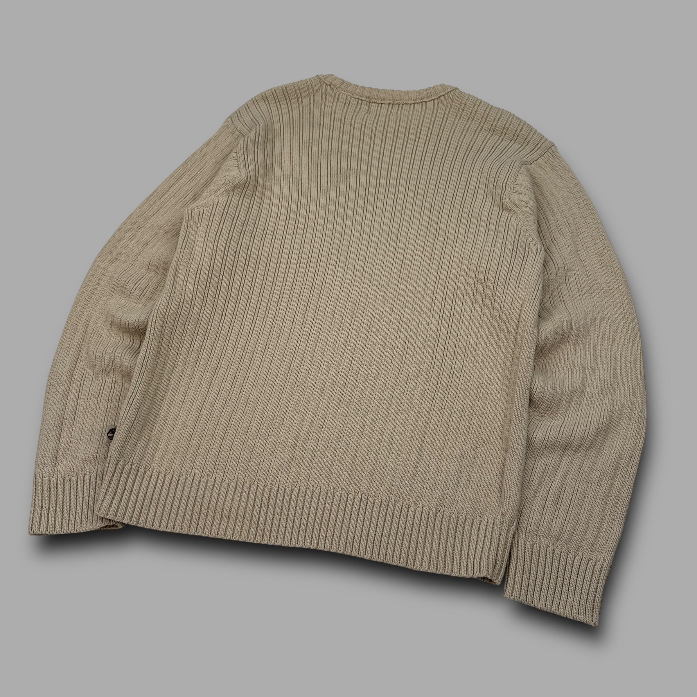 Timberland 2010 ribbed knit pullover sweatshirt (M)