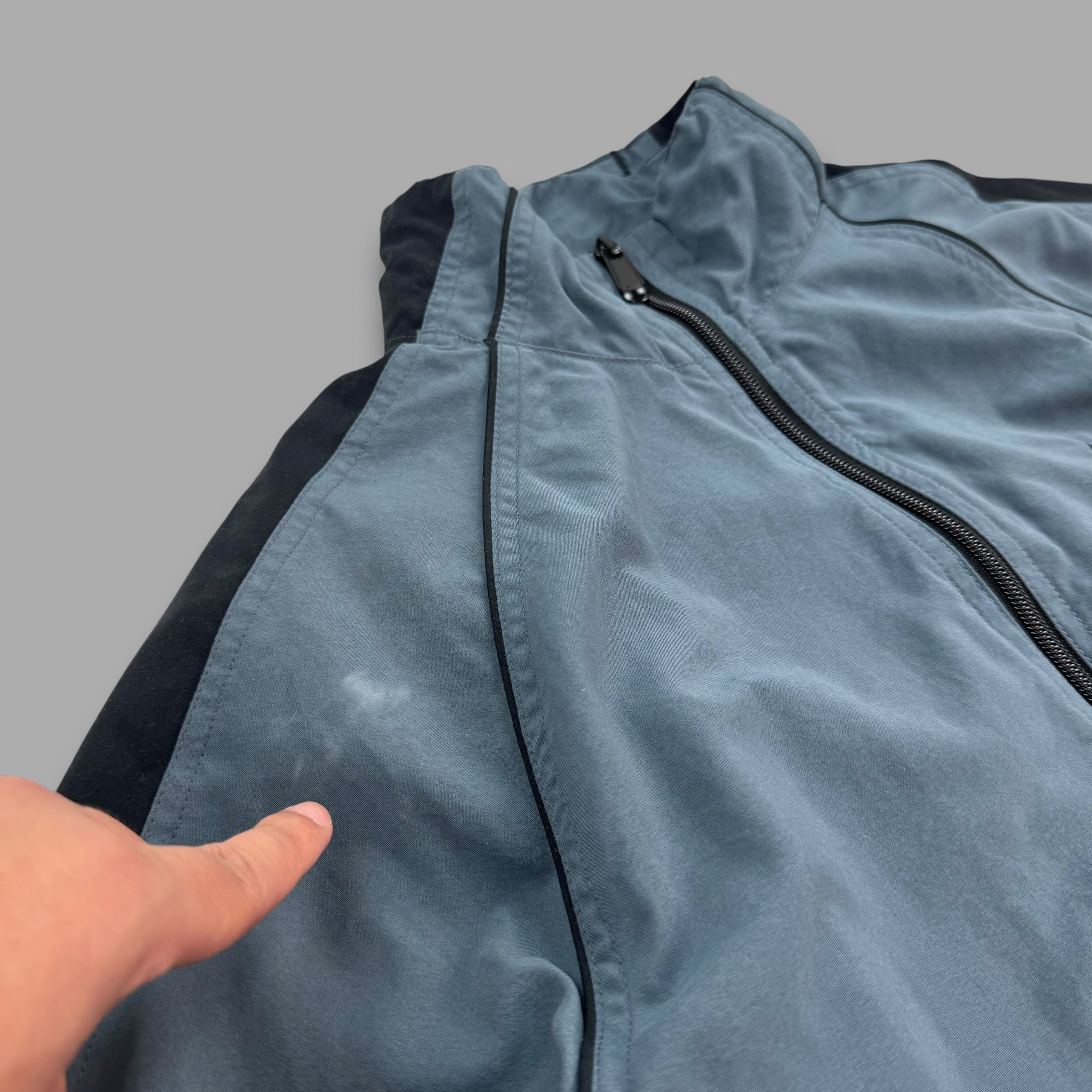 Nike 2000's technical pinstripe panelled track jacket (M)