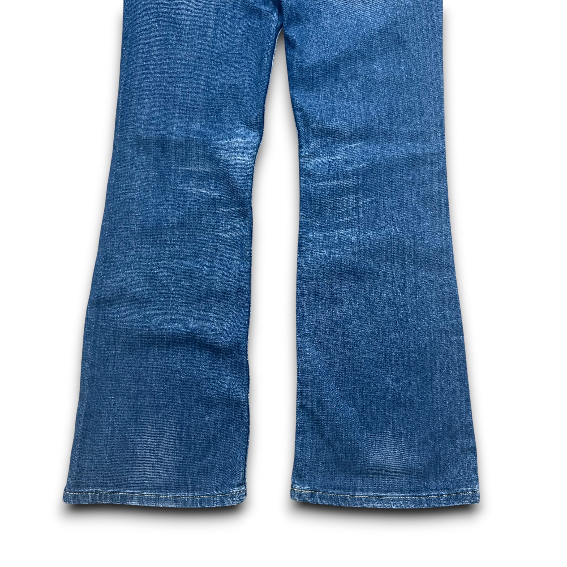 Levi's 629 2000's faded washed denim bootcut jeans (XS)