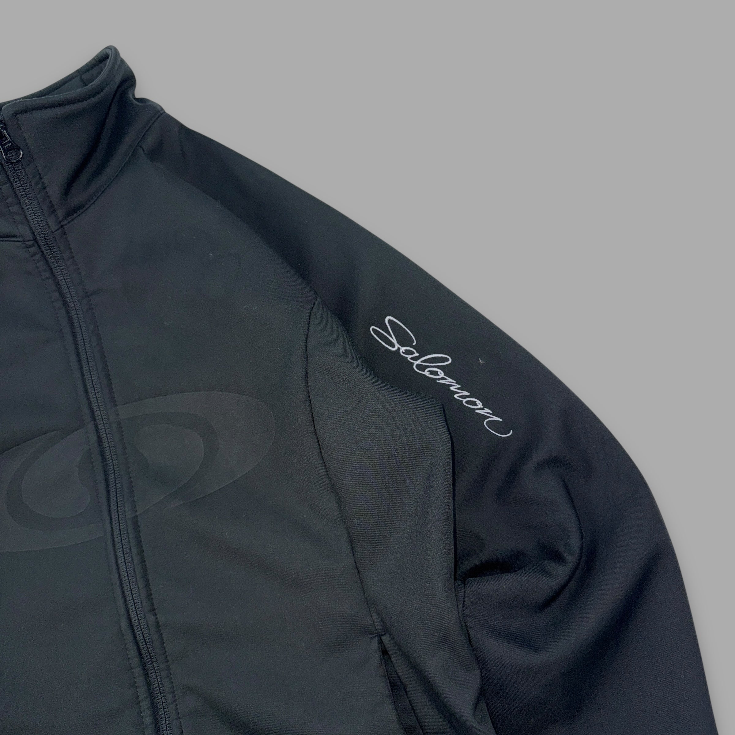 Salomon 2010 technical softshell zip-up skiing midlayer (S)