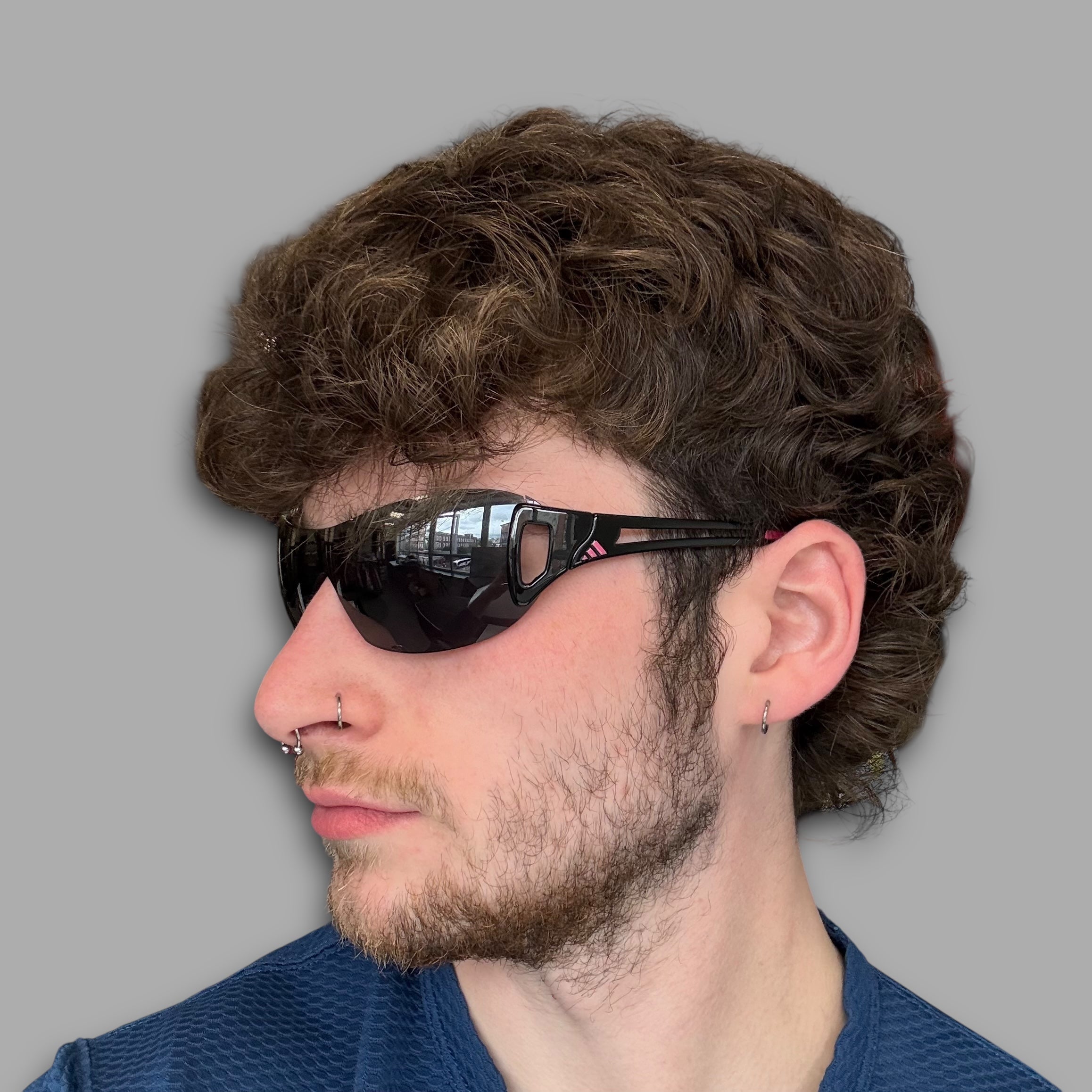 Adidas 2000's adilibria shield sunglasses (OS)