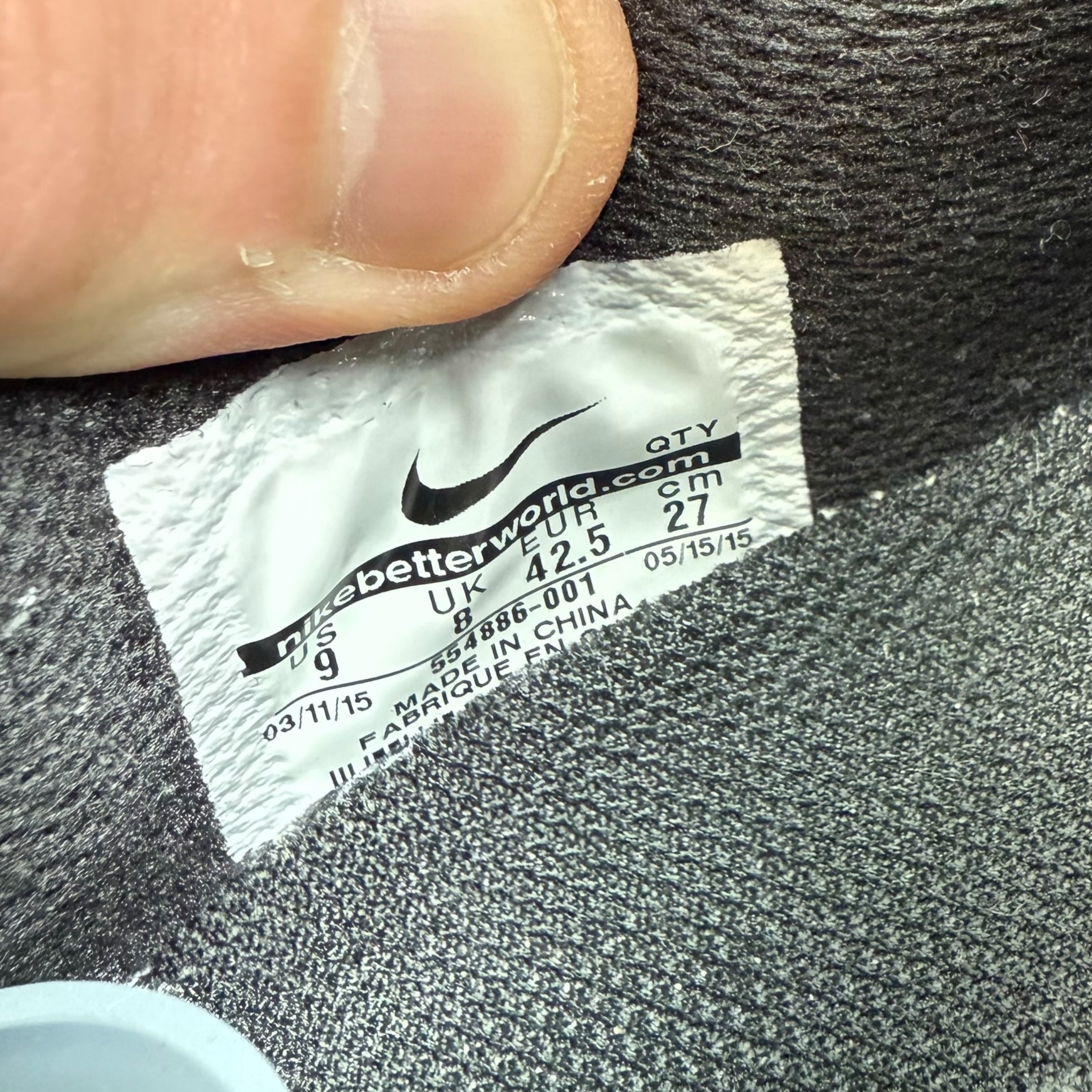 Nike airmax plus 2013 'triple black' (UK8)