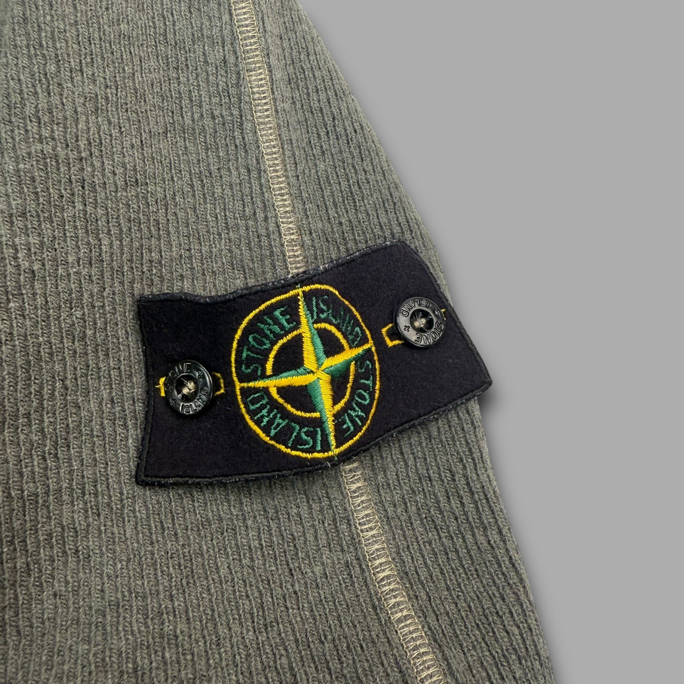 Stone island 2003 wool knit sweatshirt (L)