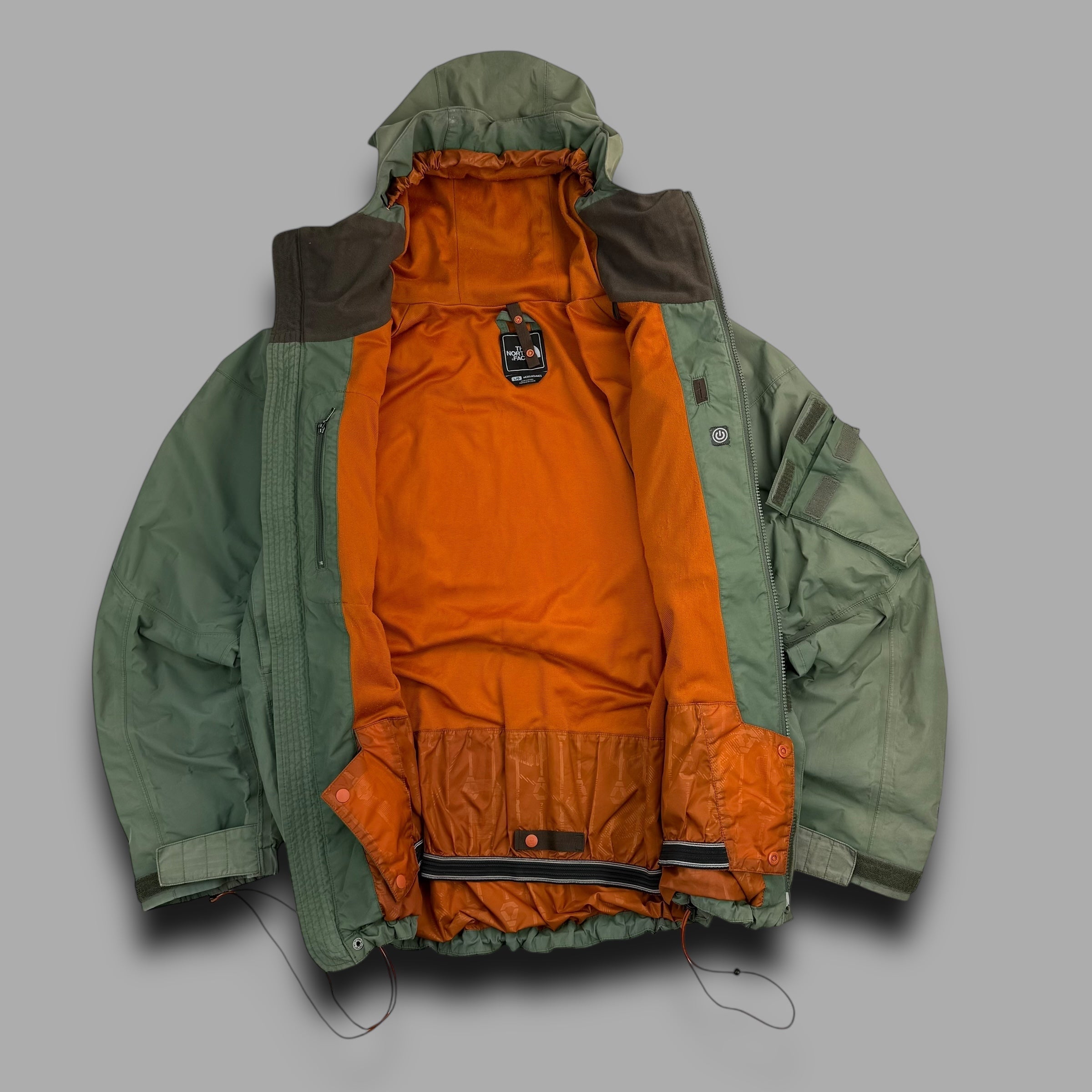 The north face 2007 technical panelled multi-pocket ski jacket (L)