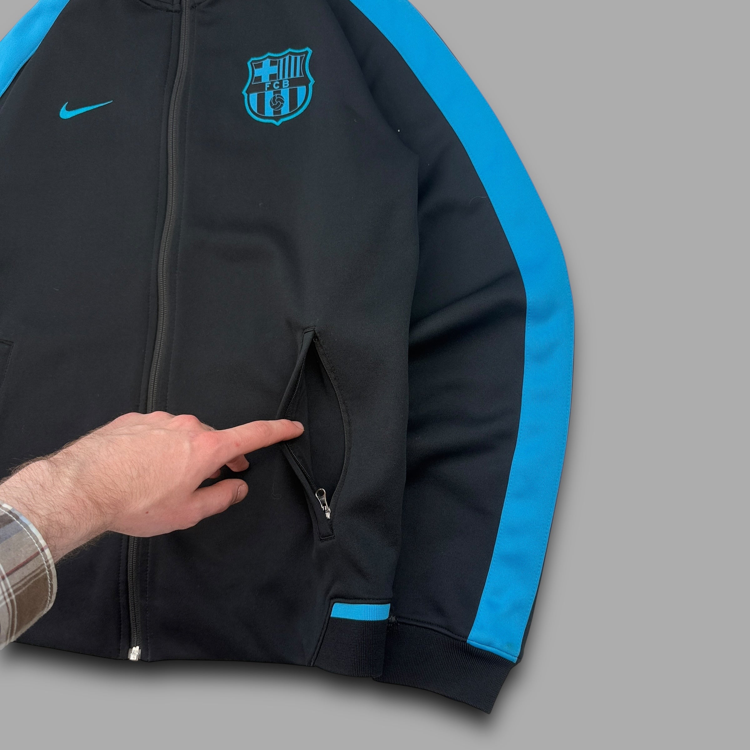 Barcelona nike 2015/16 team track jacket (M)