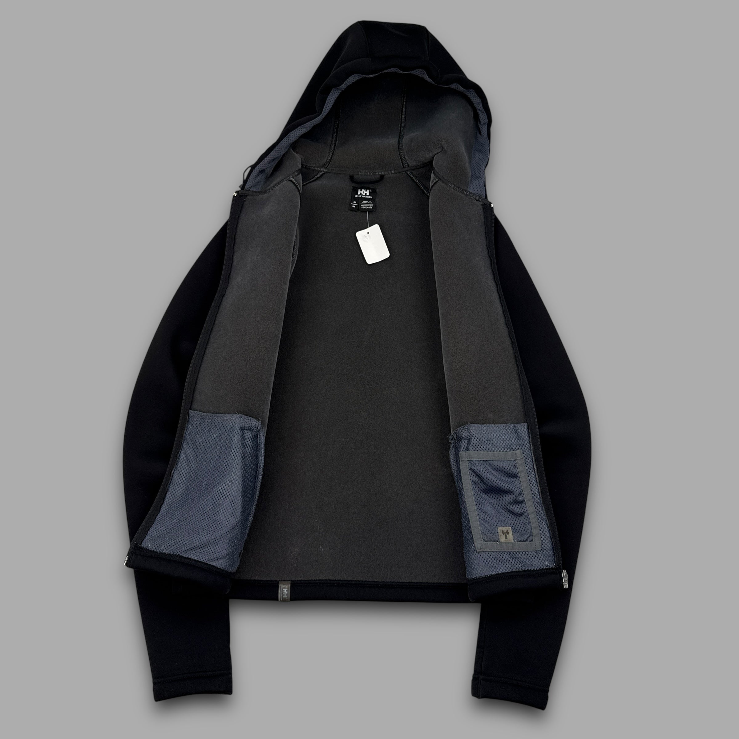 Helly Hansen 2000's softshell zip-up scuba jacket (S-M)