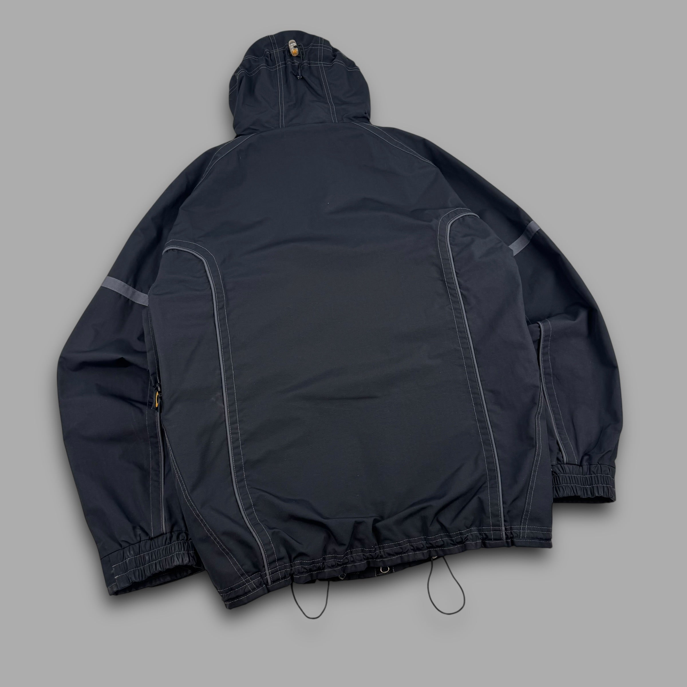 Oakley software 2000's technical panelled multi pocket softshell ski jacket (S-M)