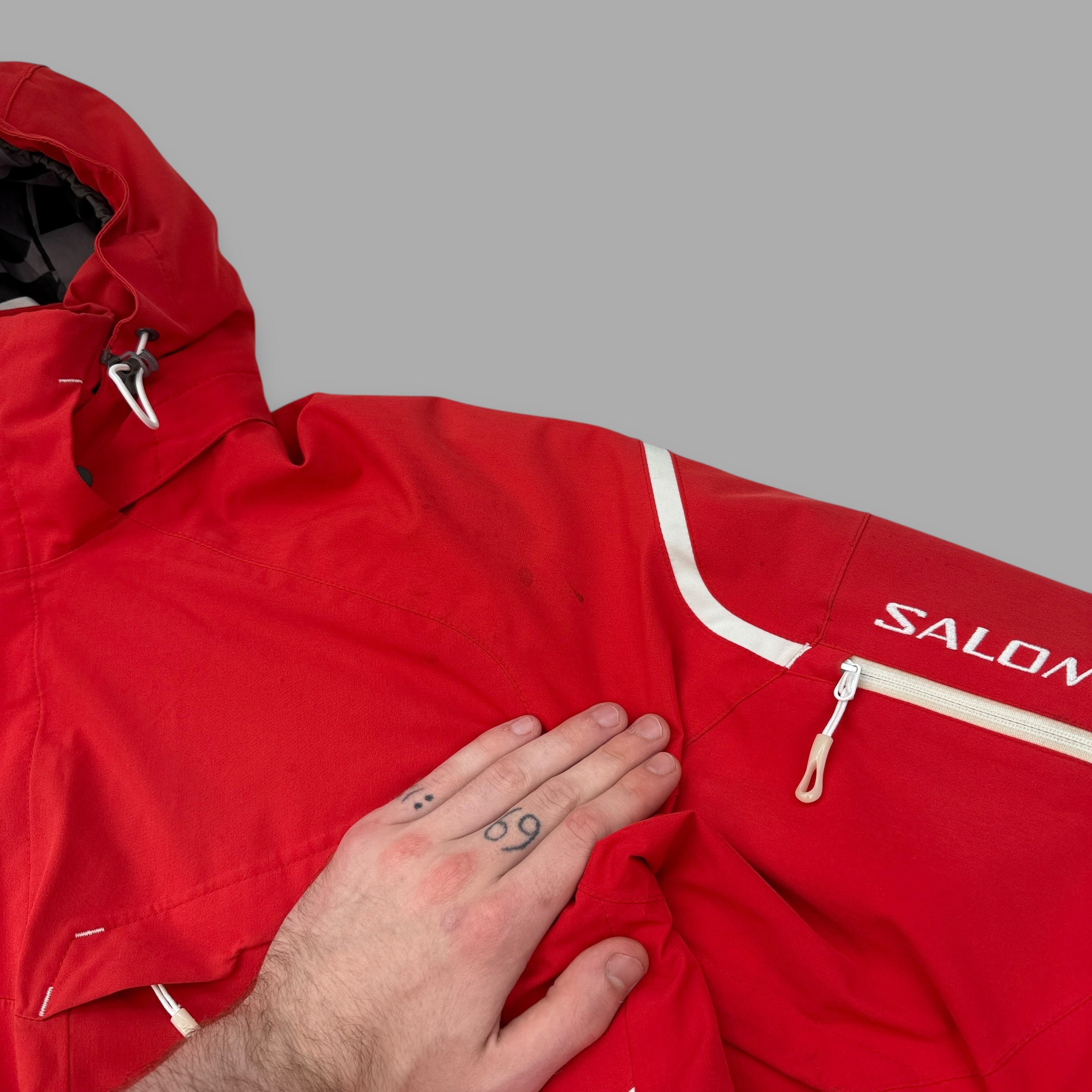 Salomon 2011 technical clima-pro storm softshell ski jacket (XL)